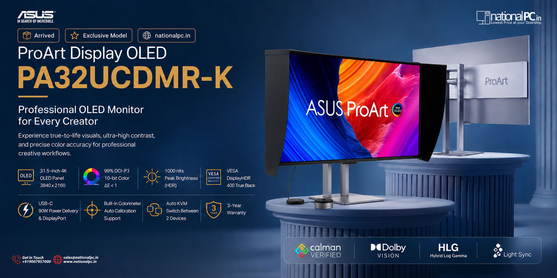 ASUS ProArt Display OLED PA32UCDMR-K