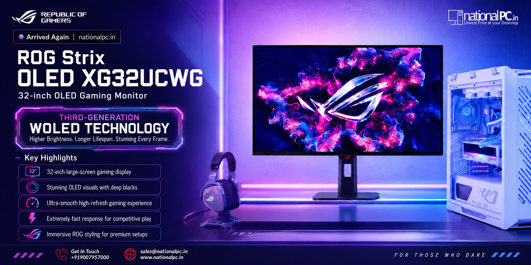 ROG Strix WOLED XG32UCWG