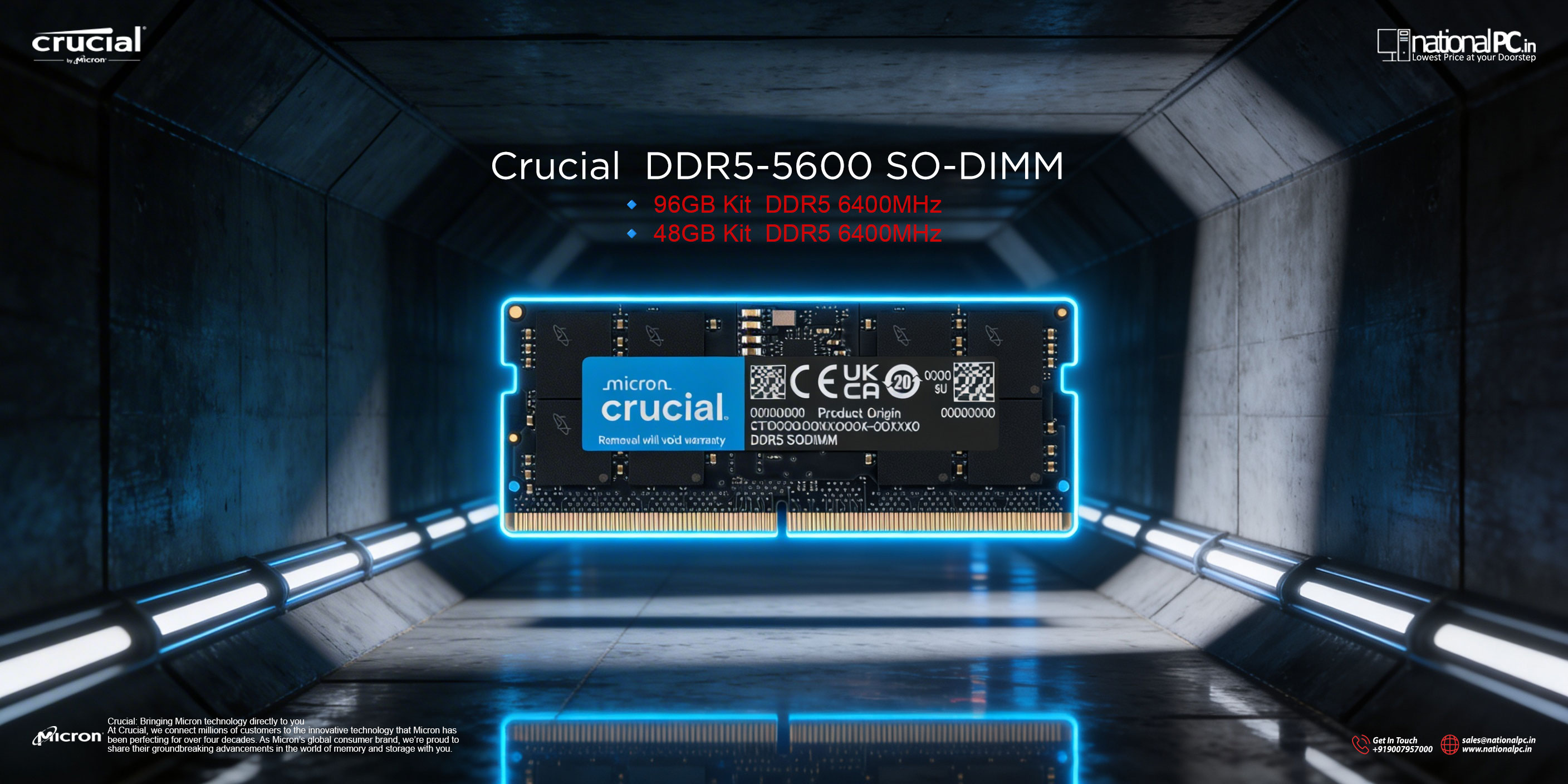 Crucial 32GB DDR5 6400 CSODIMM