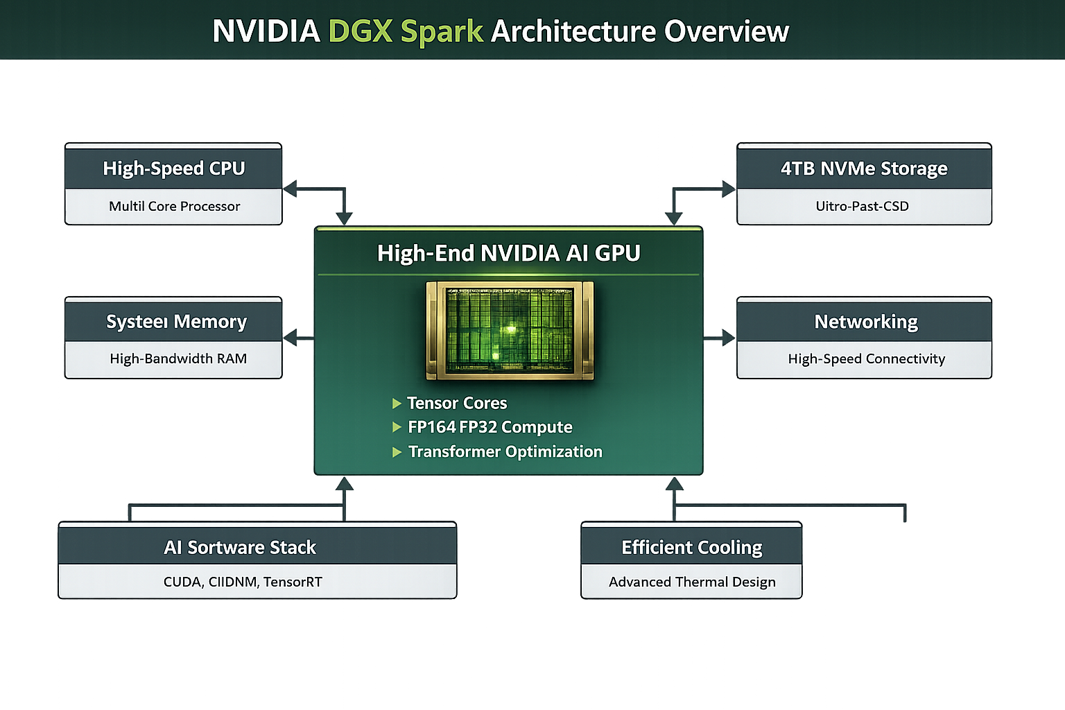 NVIDIA DGX Spark Compact AI Supercomputer Desktop