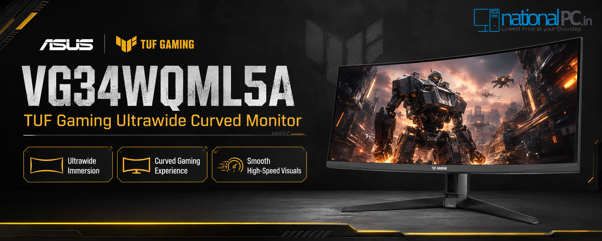 TUF Gaming VG34WQML5A Buyer’s Guide – 34-Inch WQHD Curved Monitor for Gaming and Work