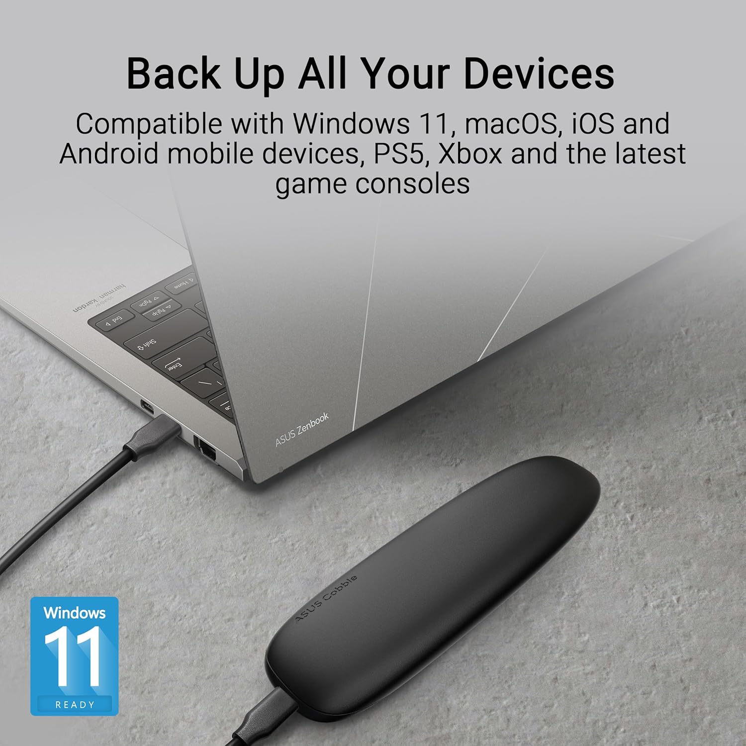 ASUS Cobble M.2 USB-C 3.2 Gen 2 SSD Enclosure - image 6
