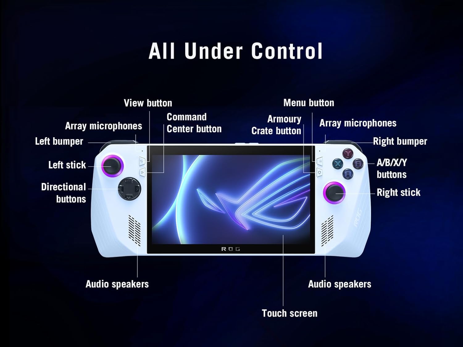 ASUS ROG Ally RC71L-NH019W Handheld Gaming Console white - image 14
