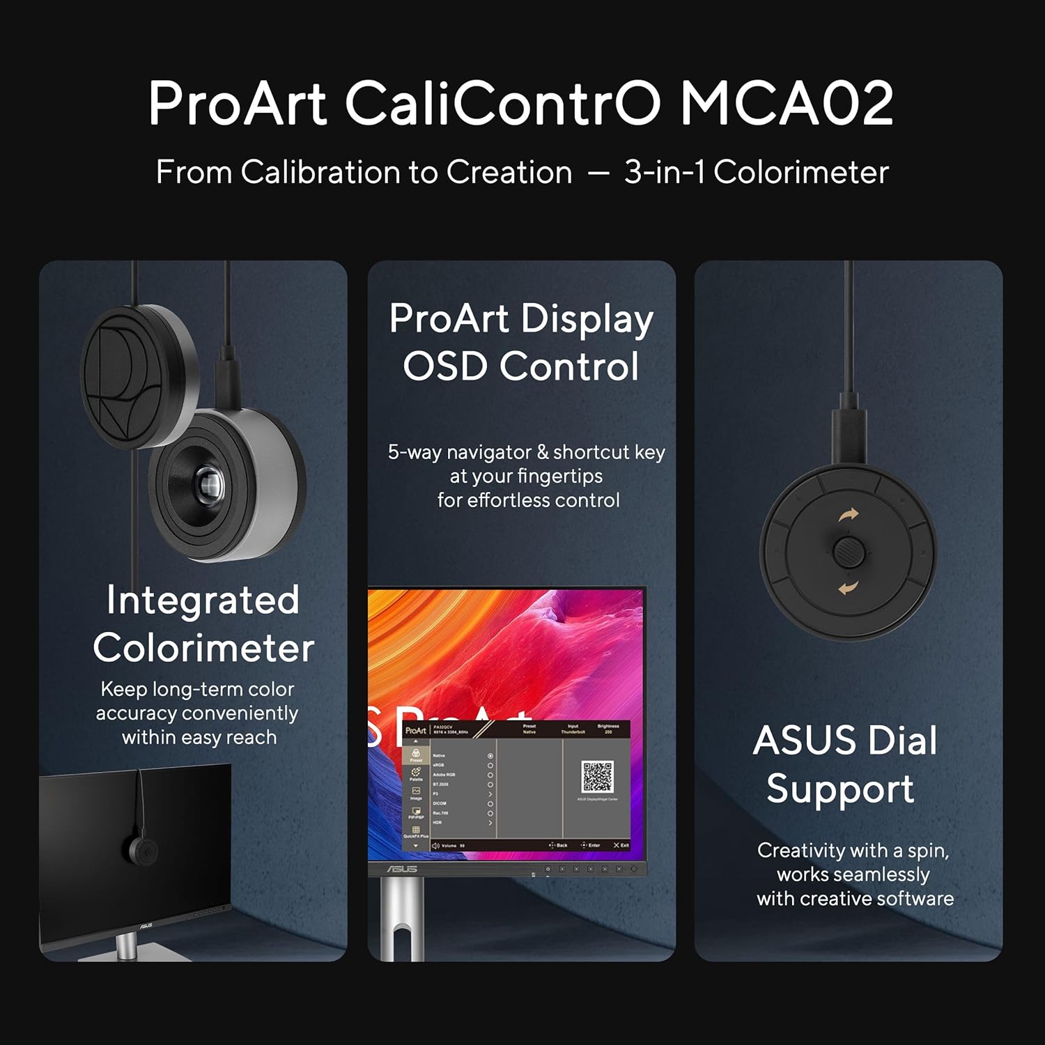 ASUS ProArt CaliContrO MCA02 3-in-1 Professional Colorimeter - image 3