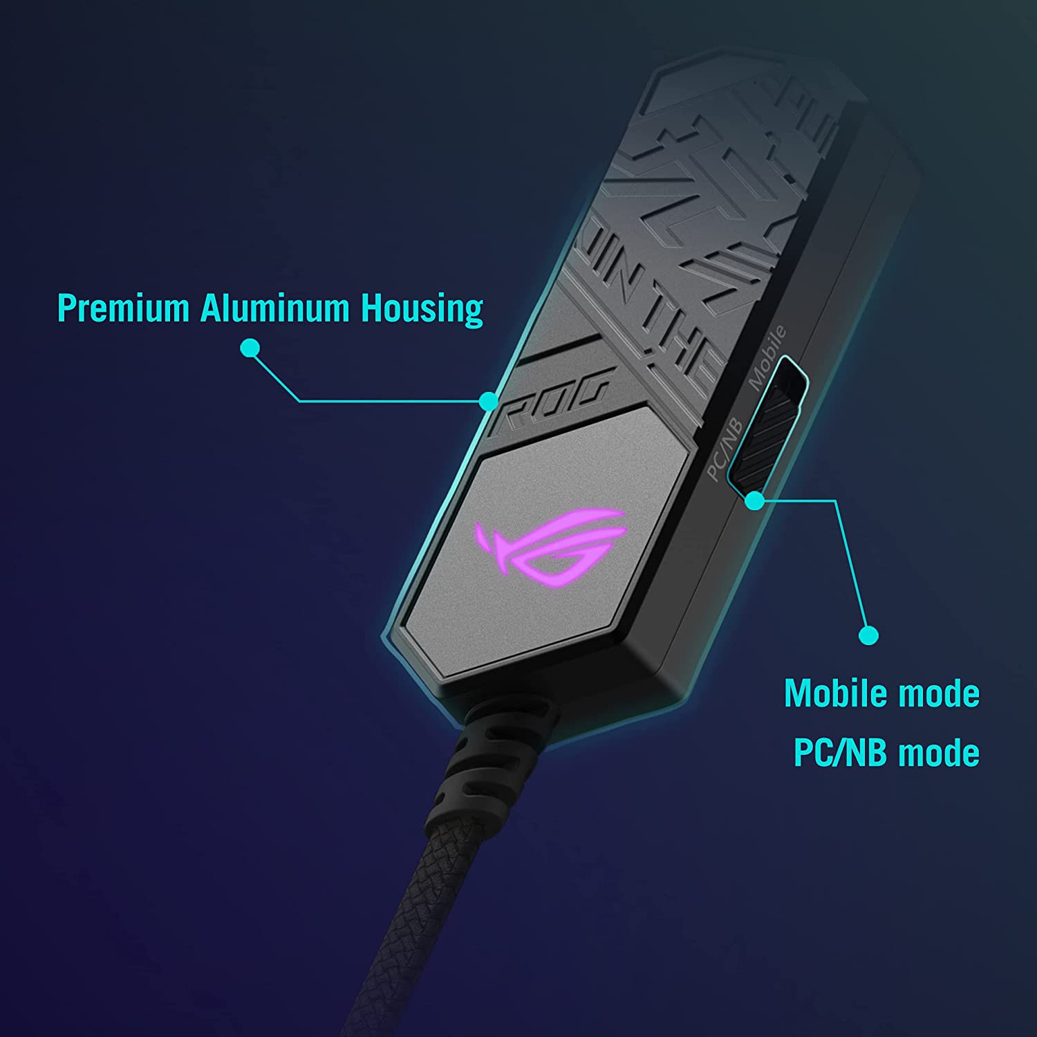 ASUS ROG Clavis USB-C gaming DAC with AI Noise Canceling Mic - image 6