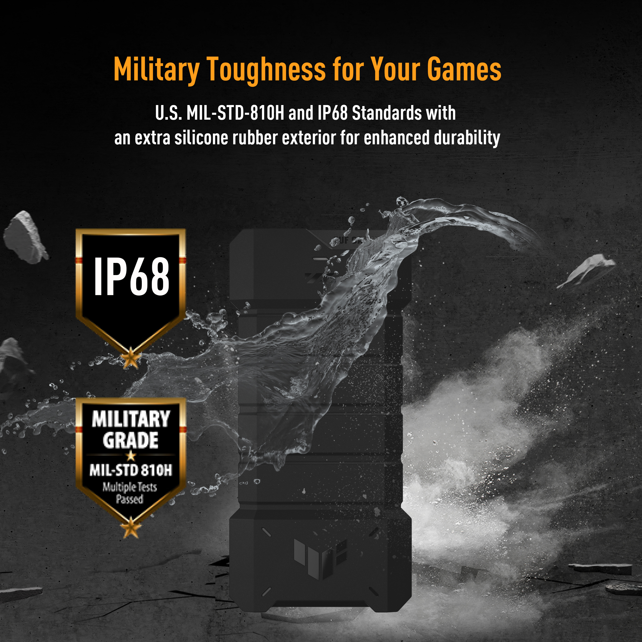 ASUS TUF Gaming A2 USB-C 3.2 Gen 2x2 SSD Enclosure - image 4