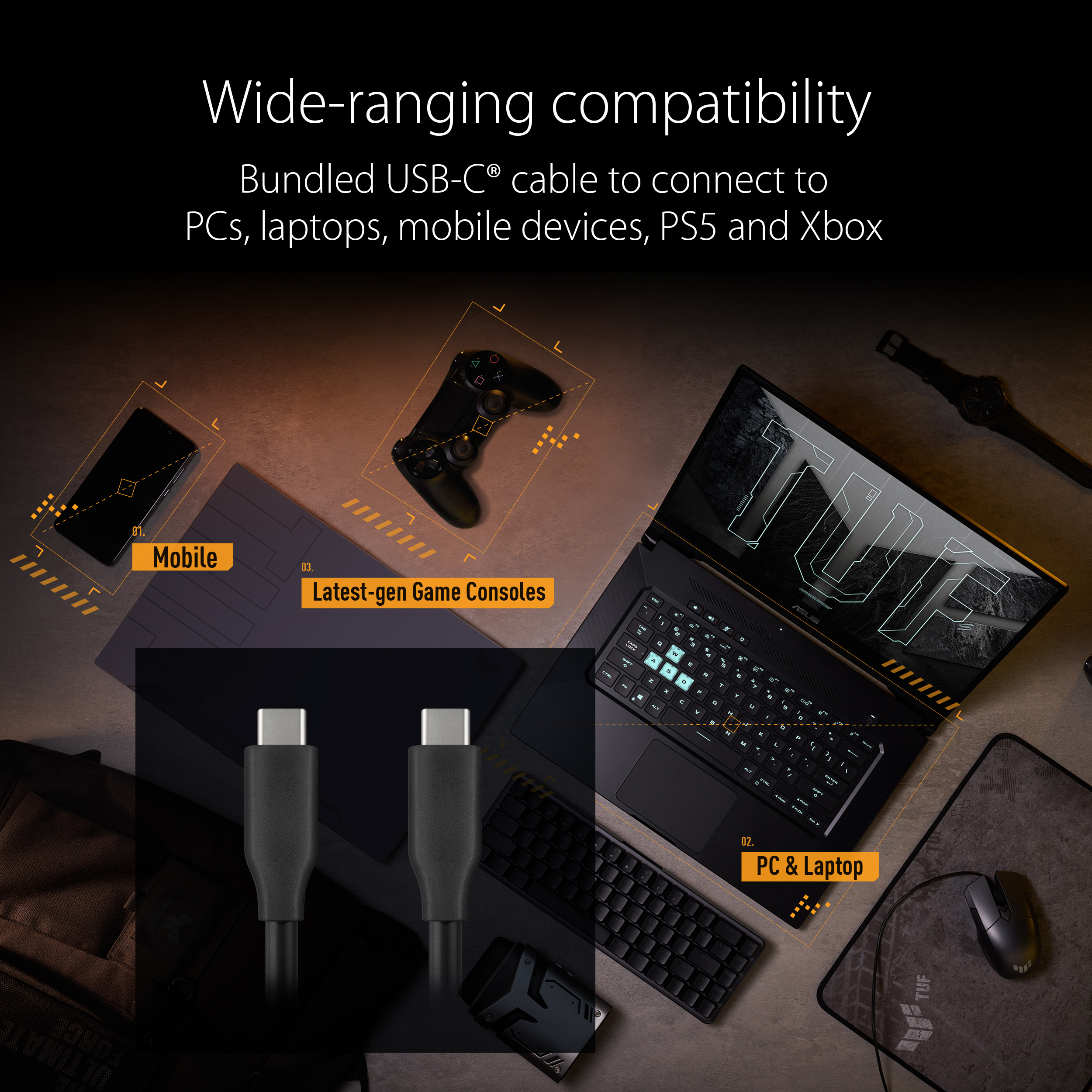 ASUS TUF Gaming A1 USB-C 3.2 NVMe and SATA M.2 SSD enclosure - image 6