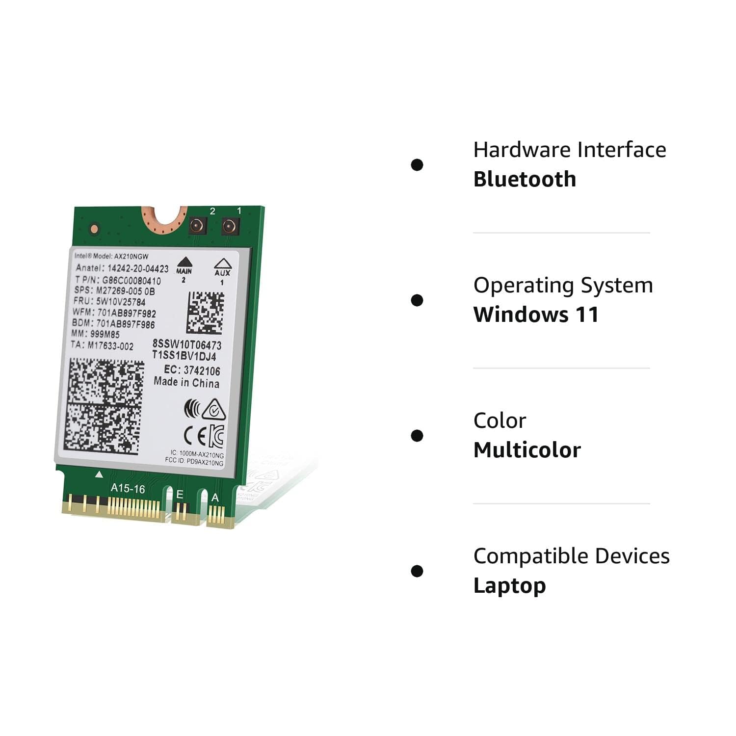 Asrock AX210 M.2 Wi-Fi 6E Kit - image 6