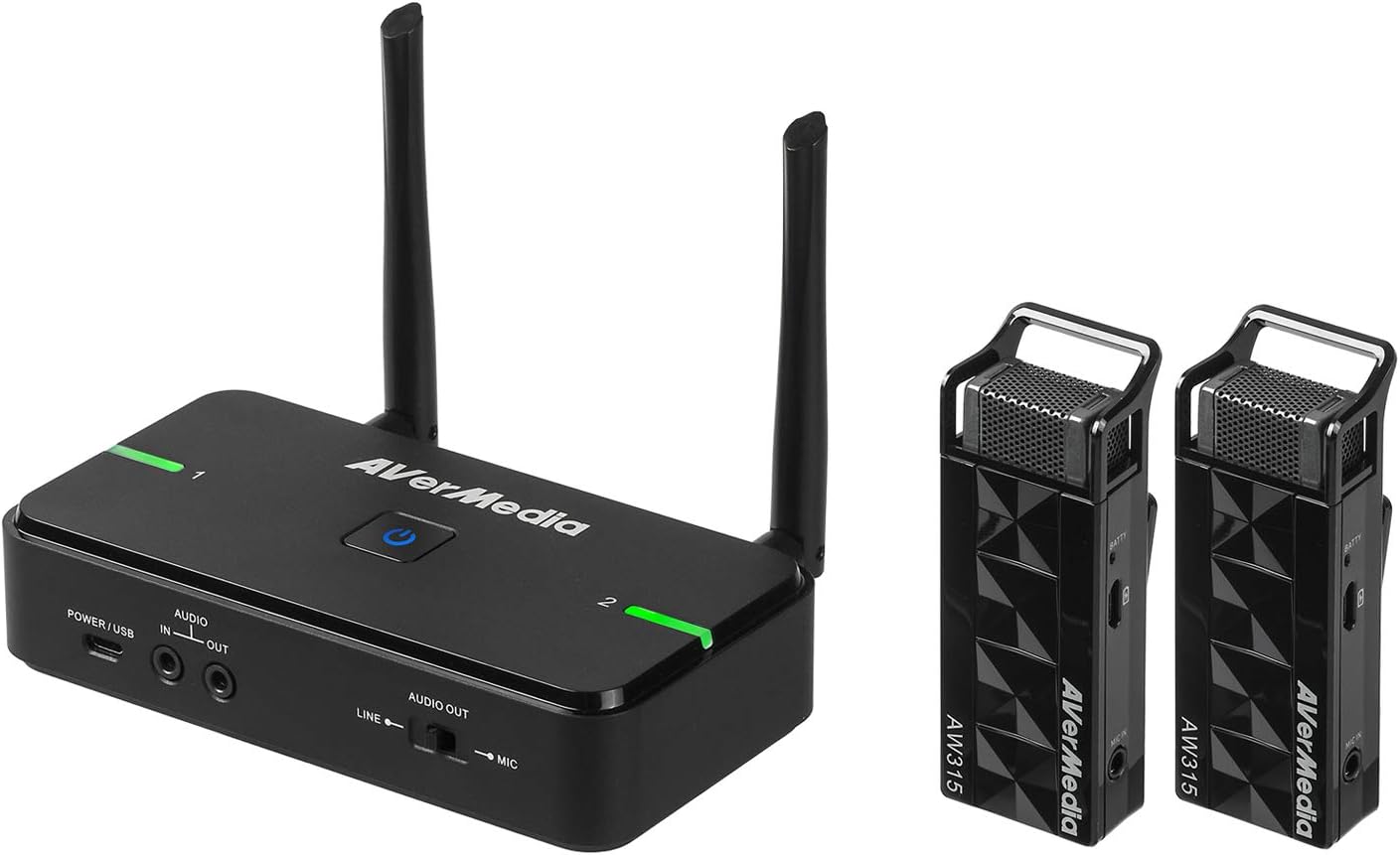 Avermedia AW315 Mic Wireless Teacher Microphones Dual - image 2