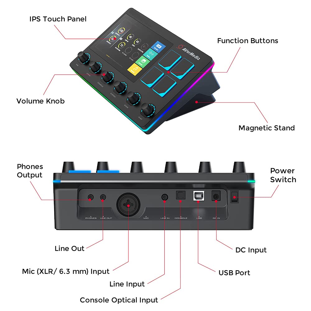 Avermedia Live Streamer Nexus AX310 Audio Mixer - image 3
