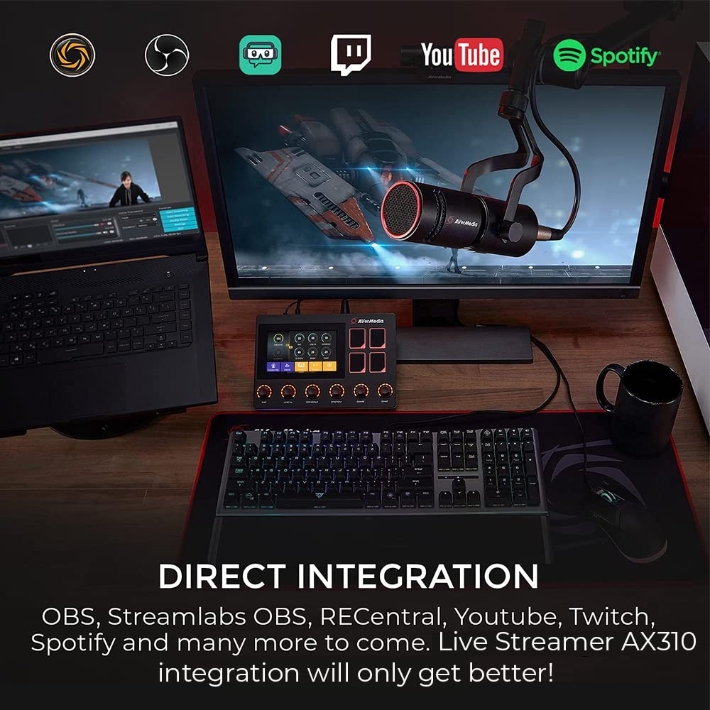 Avermedia Live Streamer Nexus AX310 Audio Mixer - image 8