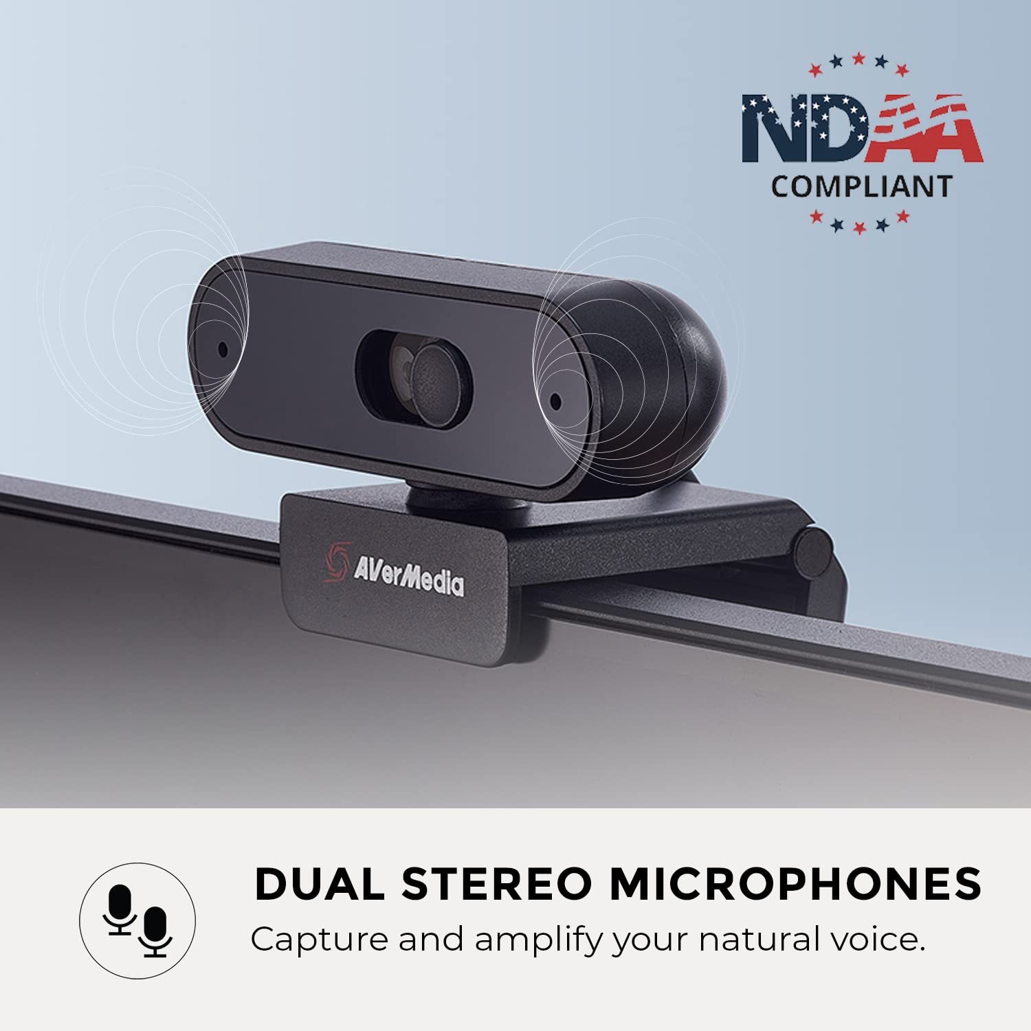 Avermedia PW310P Black Webcam - image 5