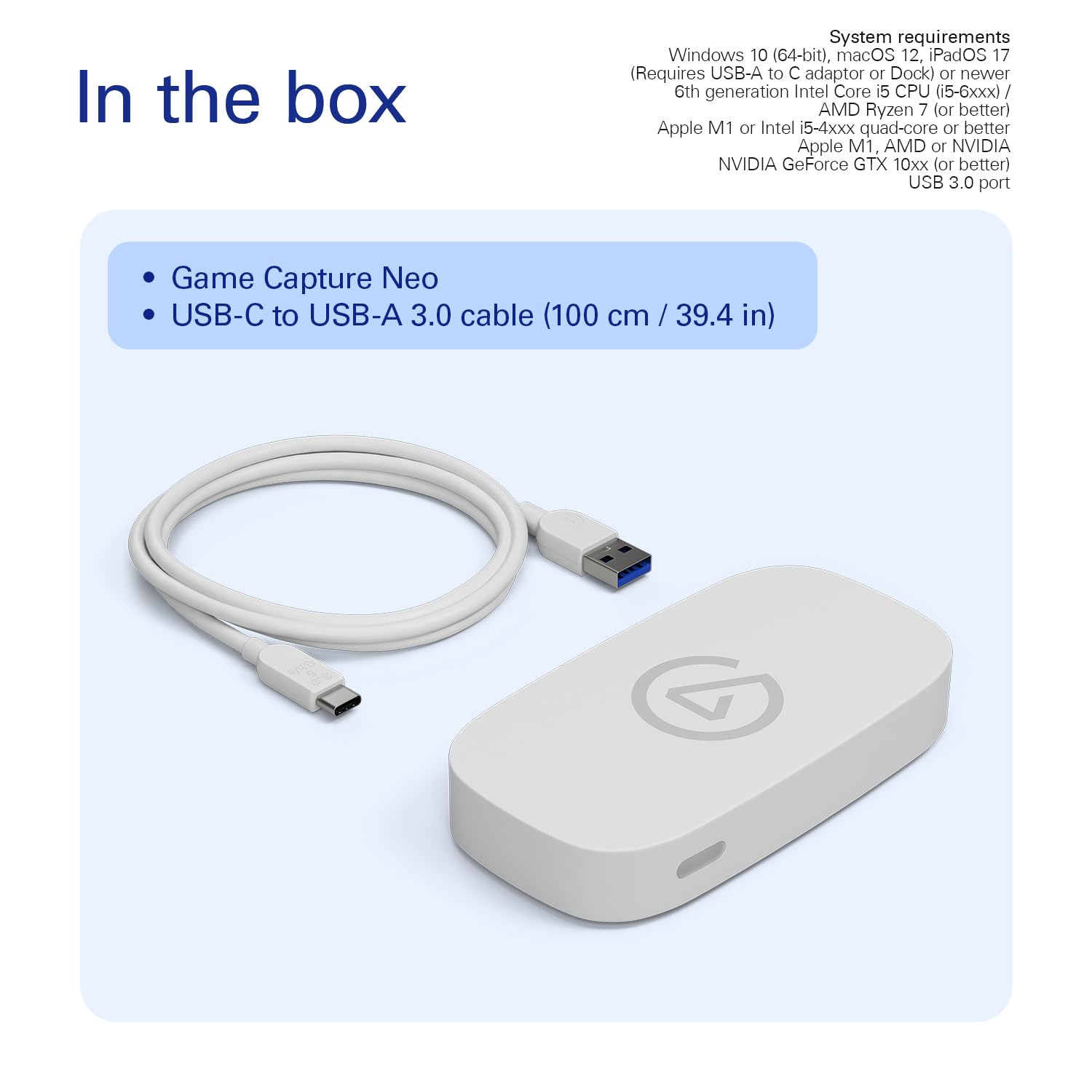 Elgato Game Capture Neo 4K60 HDR USB Passthrough - image 8