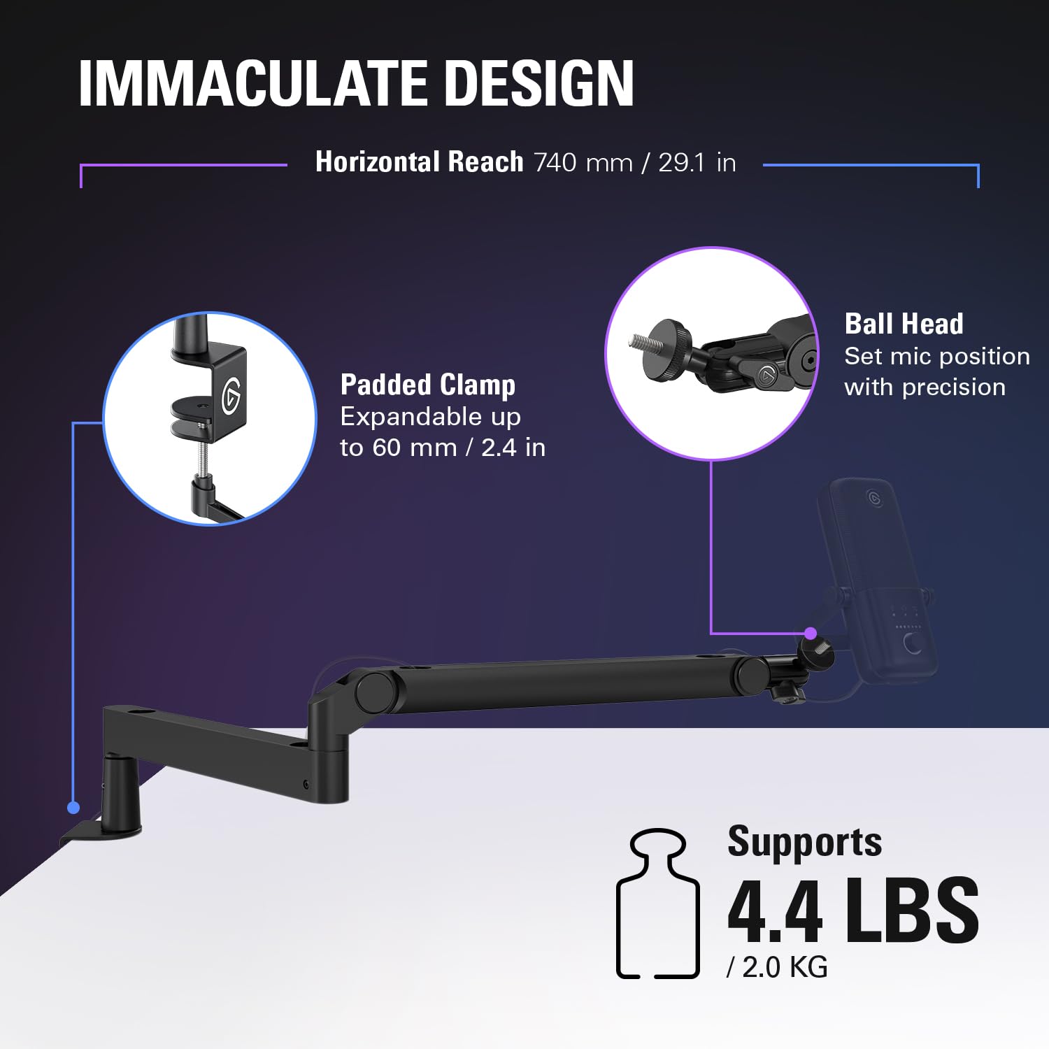 Elgato Wave Mic Arm LP Black - image 5
