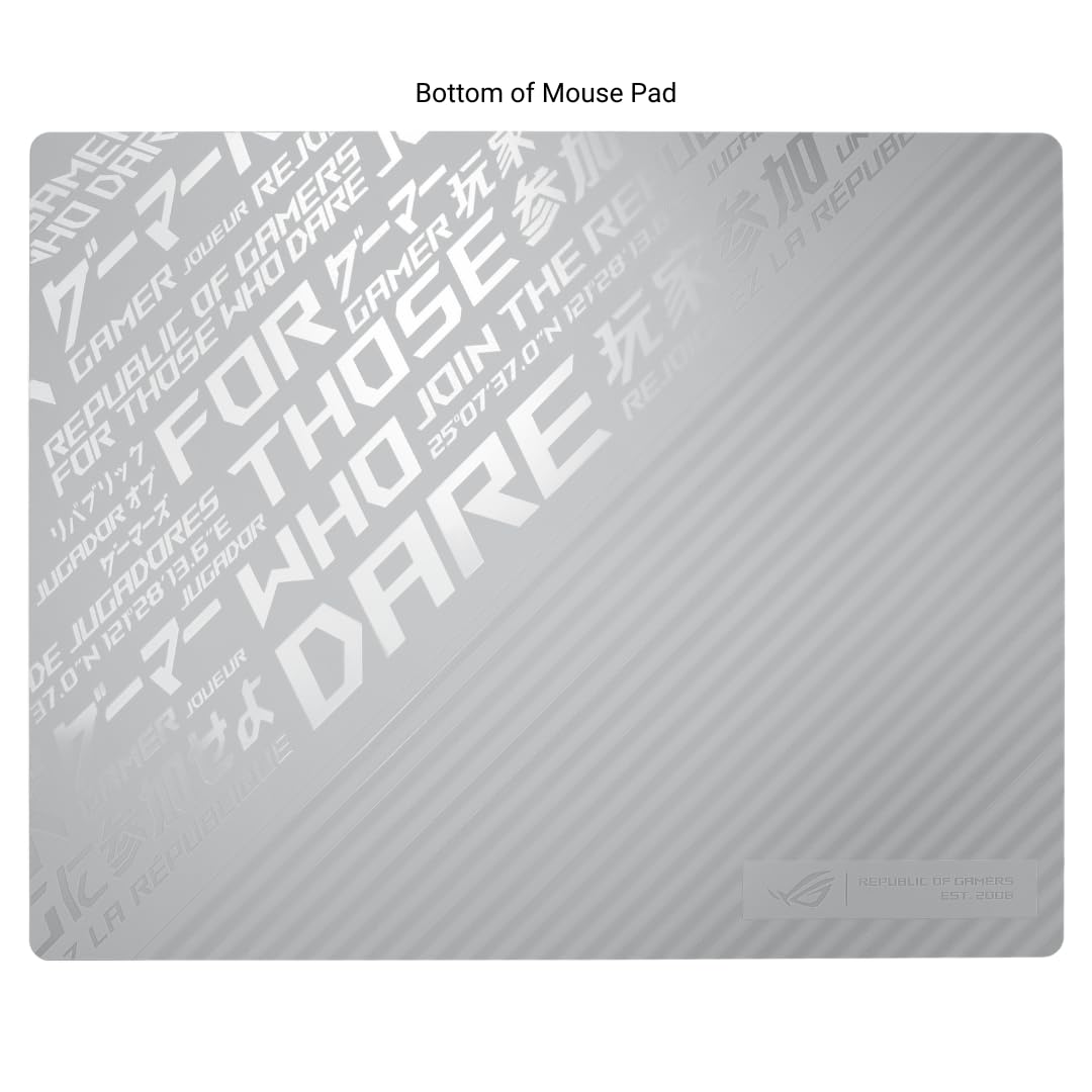 ASUS ROG Moonstone Ace L Mouse Pad White - image 2