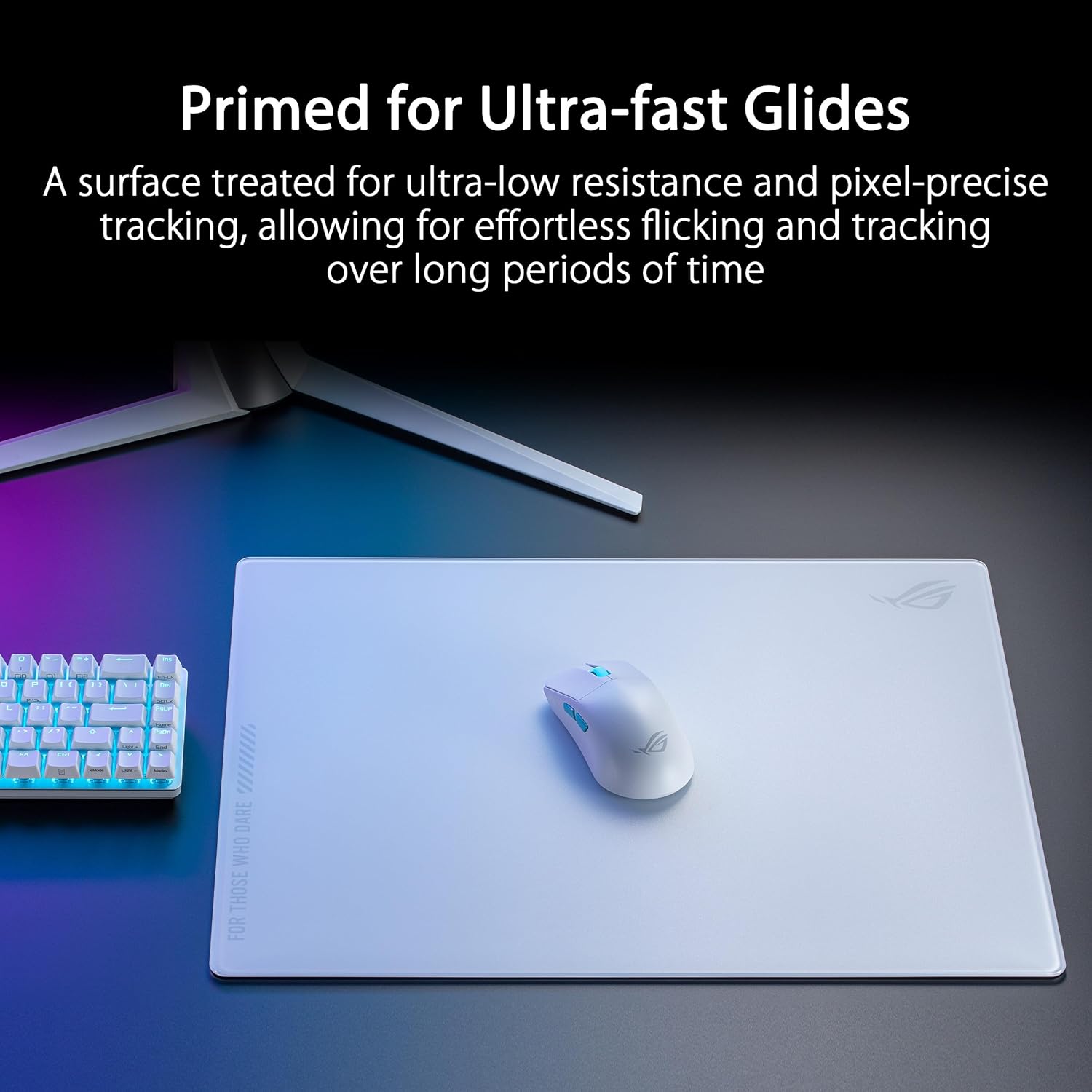 ASUS ROG Moonstone Ace L Mouse Pad White - image 4