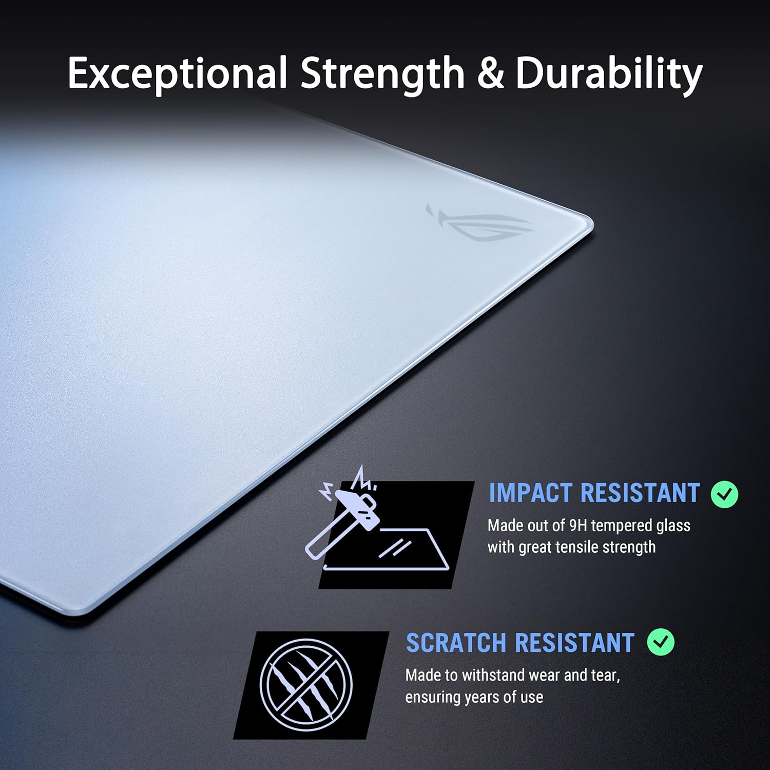 ASUS ROG Moonstone Ace L Mouse Pad White - image 6