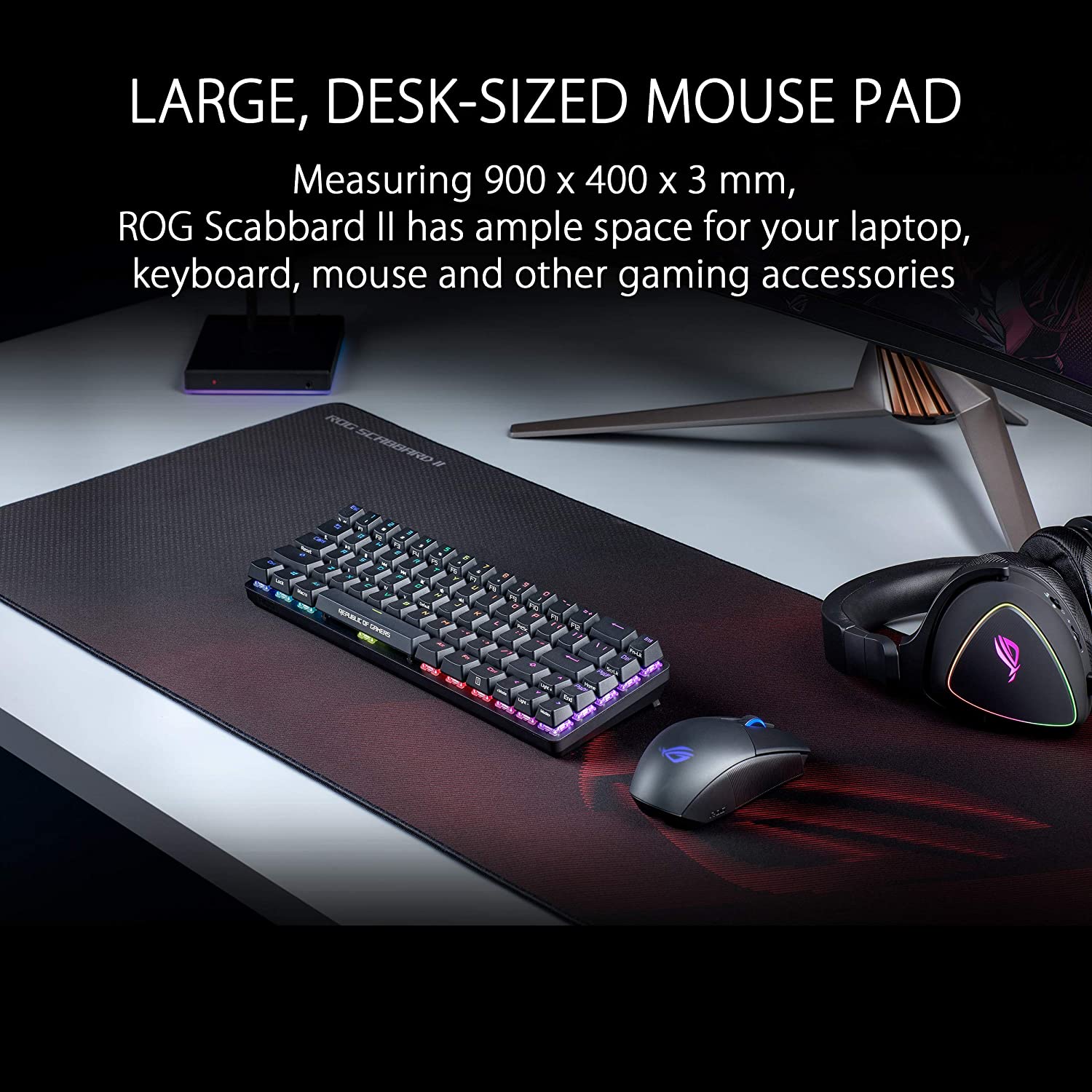 ASUS ROG Scabbard II Gaming Mouse Pad - image 3