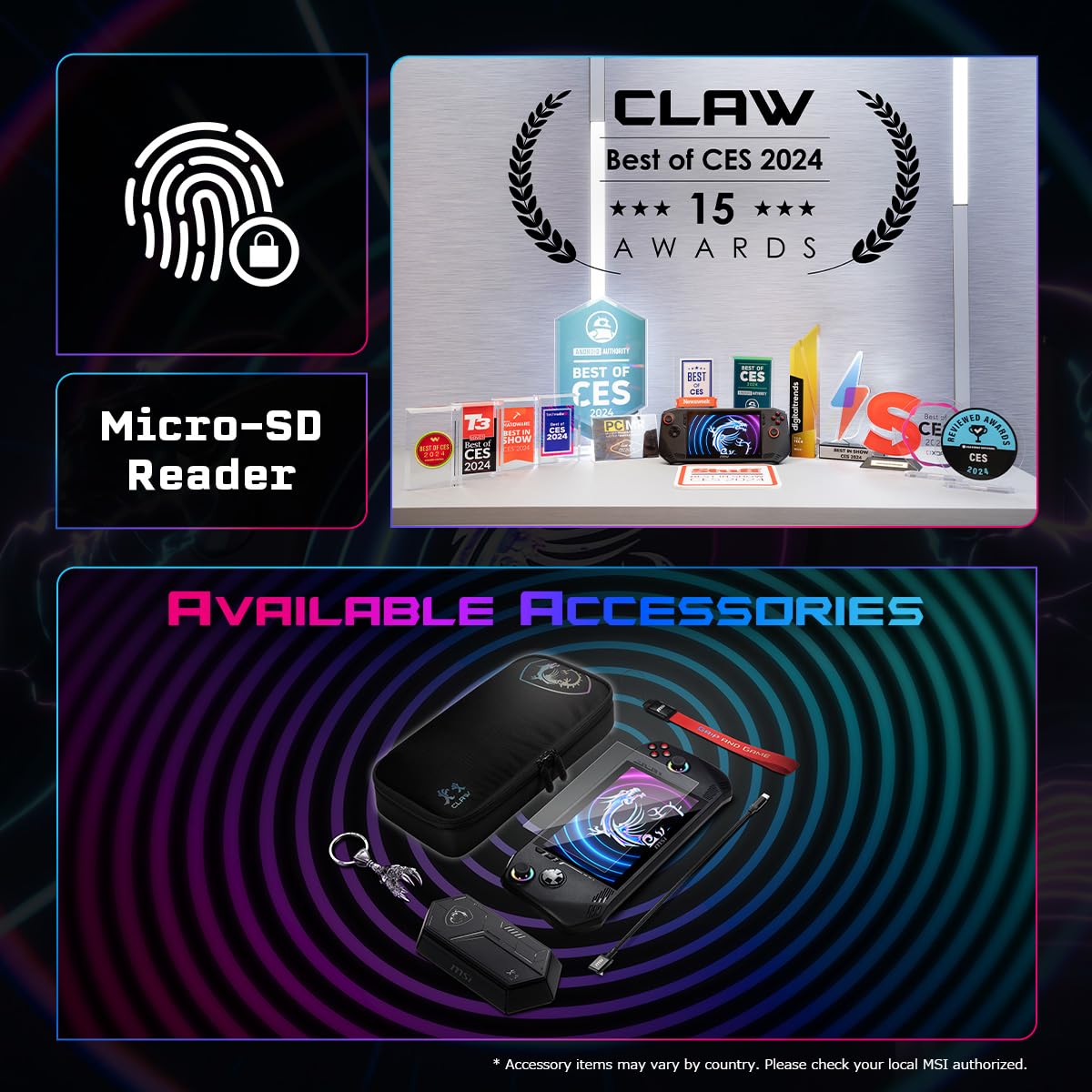 Msi Claw A1M Ultra 5 processor 135H Handheld Gaming Device - image 3