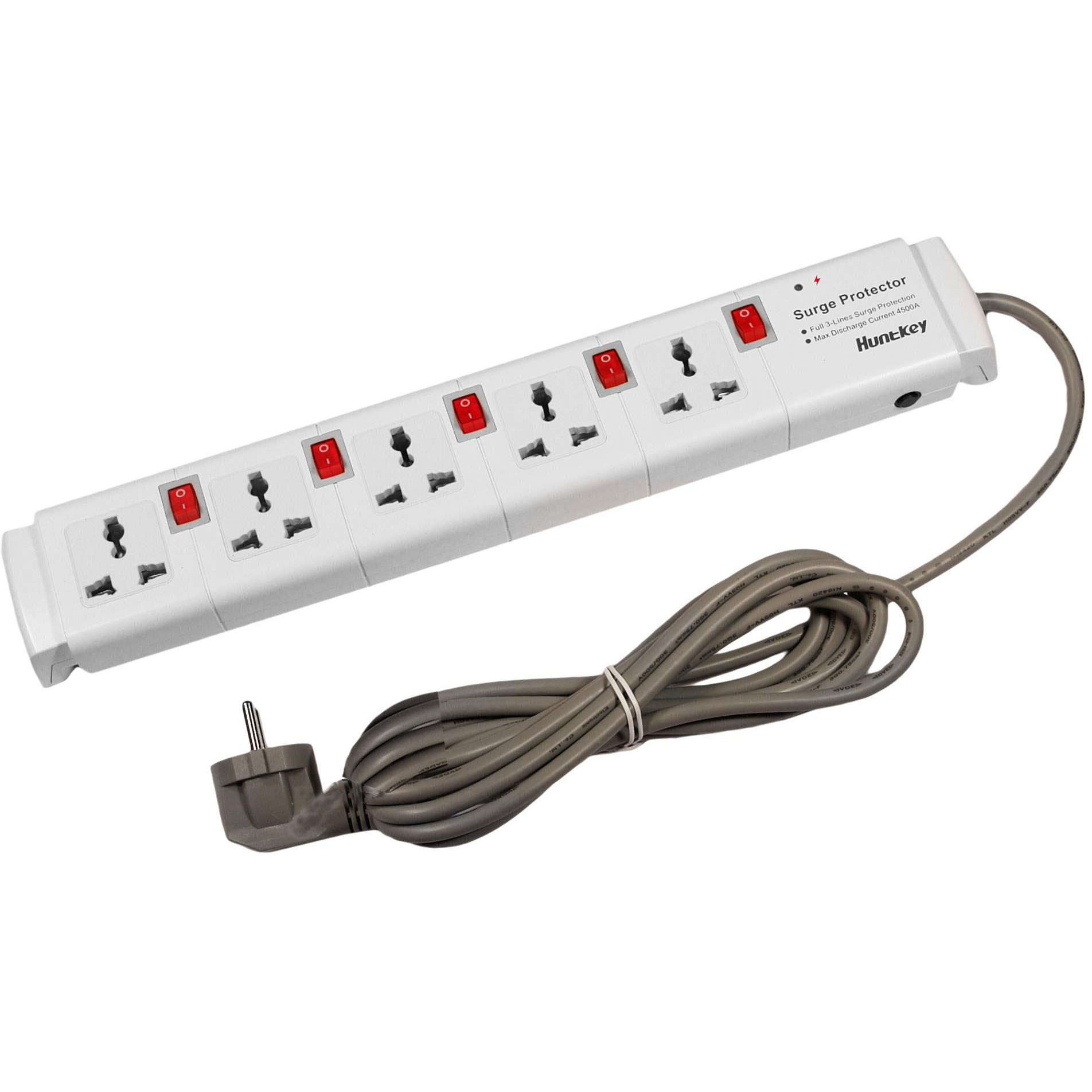 Huntkey Surge Protector 5 Socket 2M Power Cable [PZC504] - image 3