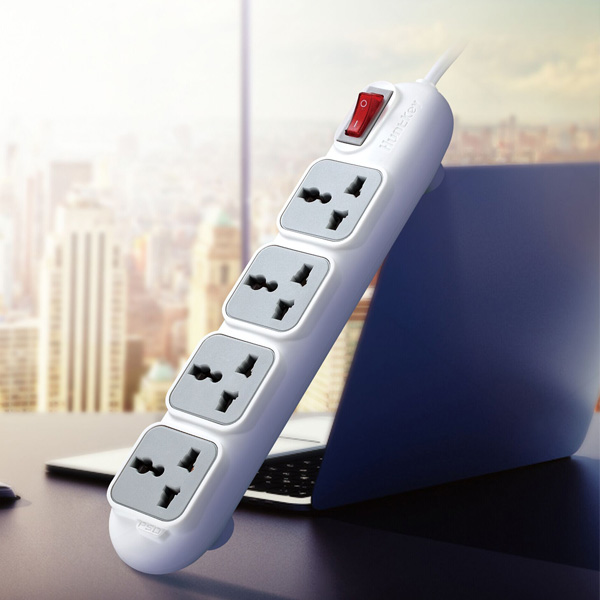 Huntkey PZD401 Power Strip  with 4 AC Socket - image 3