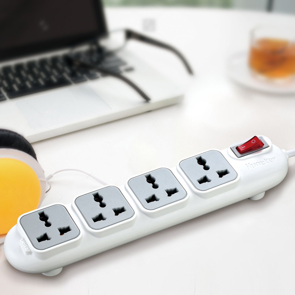 Huntkey PZD401 Power Strip  with 4 AC Socket - image 4