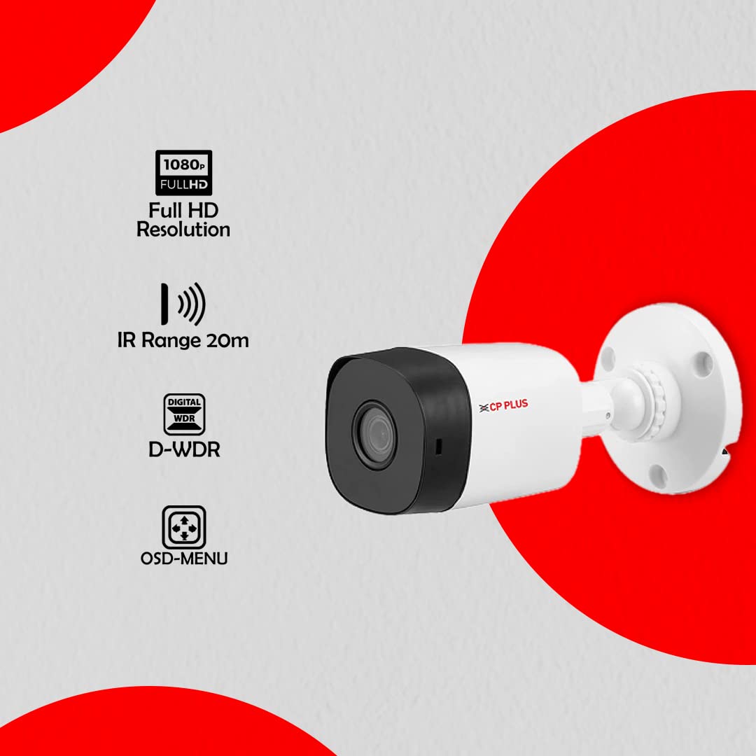 CP Plus CP-URC-TC24PL2-V3 2.4MP 3.6mm Bullet Security Camera - image 3