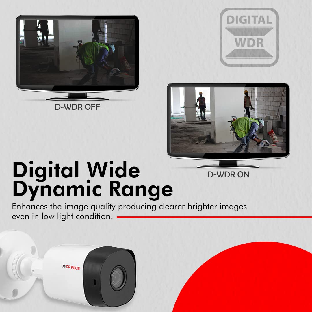 CP Plus CP-URC-TC24PL2-V3 2.4MP 3.6mm Bullet Security Camera - image 4