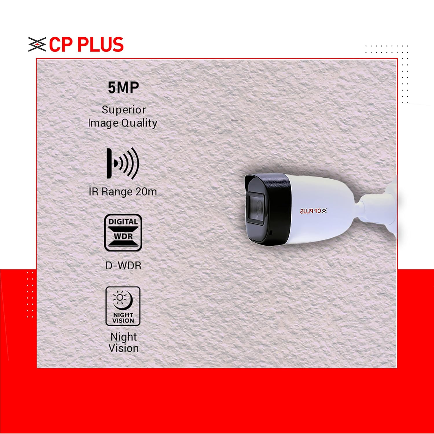 CP Plus Orange Series CP-USC-TC51PL2-V3 Bullet Camara - image 2