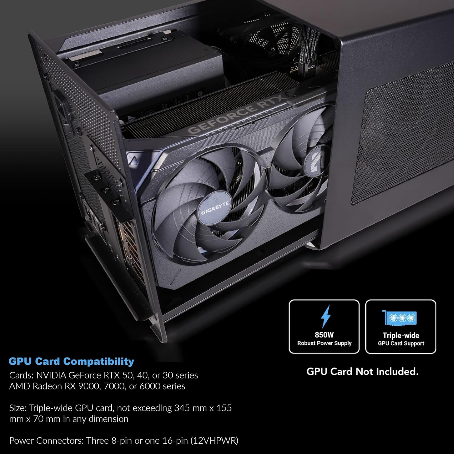 Sonnet eGPU Breakaway Box 850 T5 External Graphics Card Enclosure - image 3