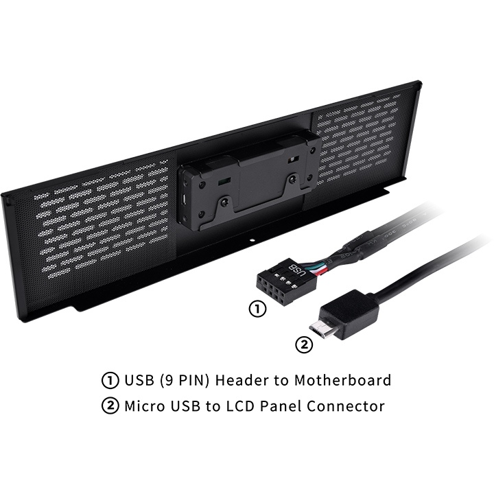 Thermaltake LCD Panel Kit for Ceres Series Black - image 2