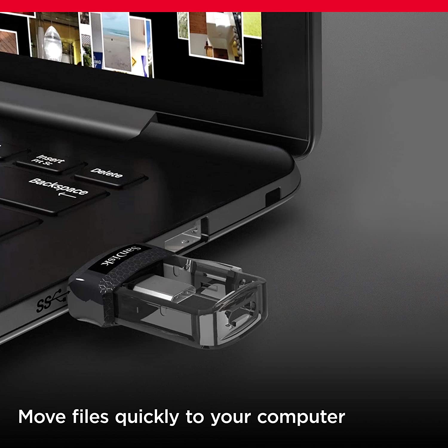 Sandisk 64 GB m3.0 Ultra Dual Flash Drive - image 3