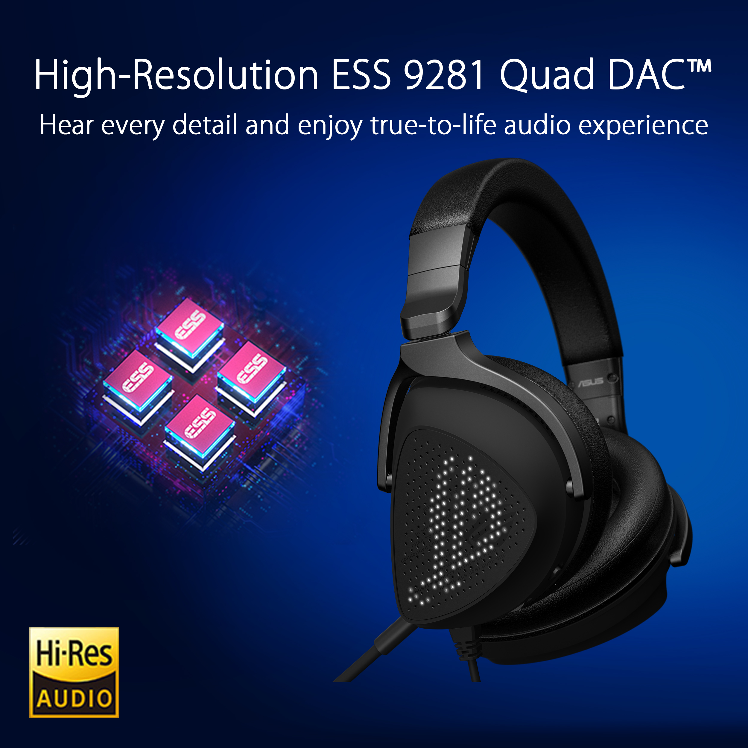 ASUS ROG Delta S Animate Lightweight USB-C gaming headset - image 3