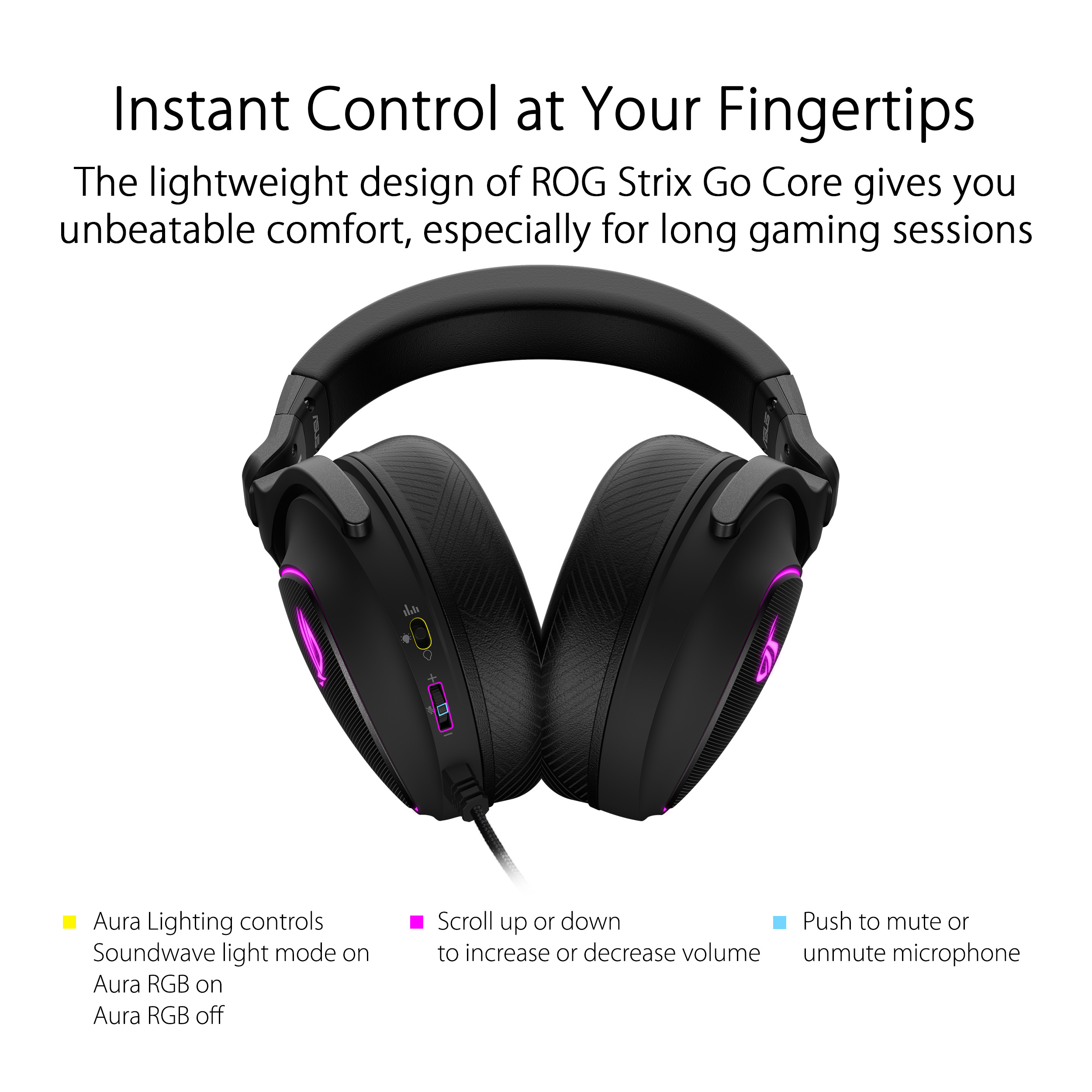 ASUS ROG Delta S Lightweight USB-C gaming headset - image 4