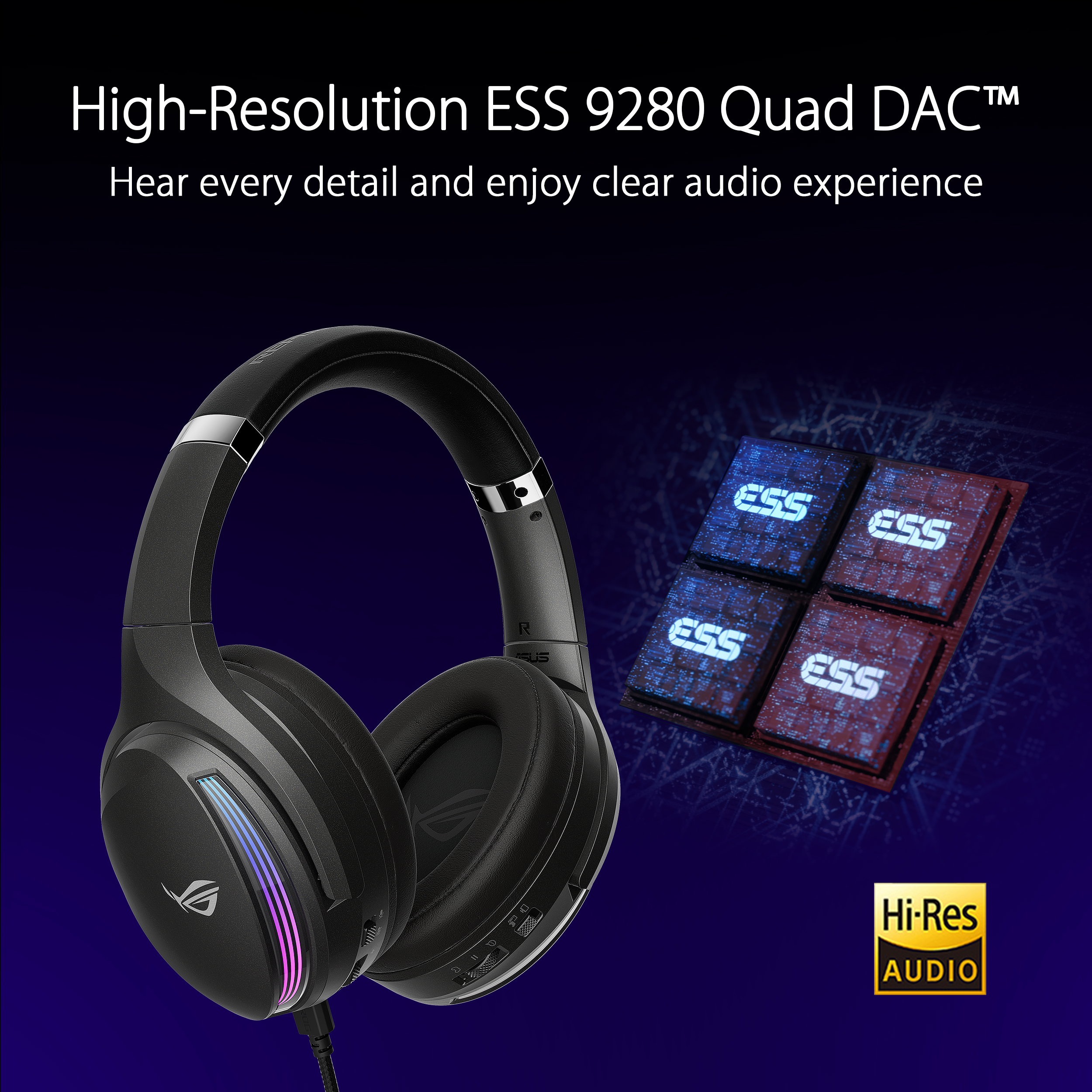 ASUS ROG Fusion II 500 Quad DAC RGB Gaming Headset - image 2
