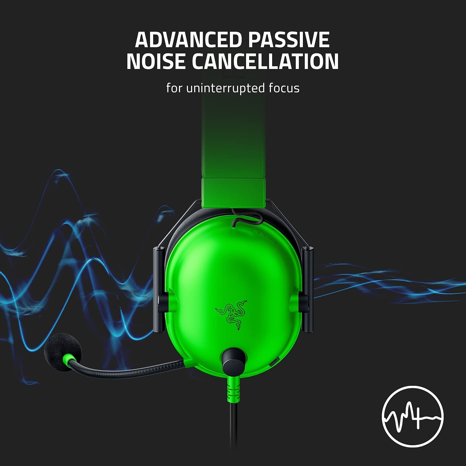 Razer BlackShark V2 X 7.1 Gaming Headset Green - image 4