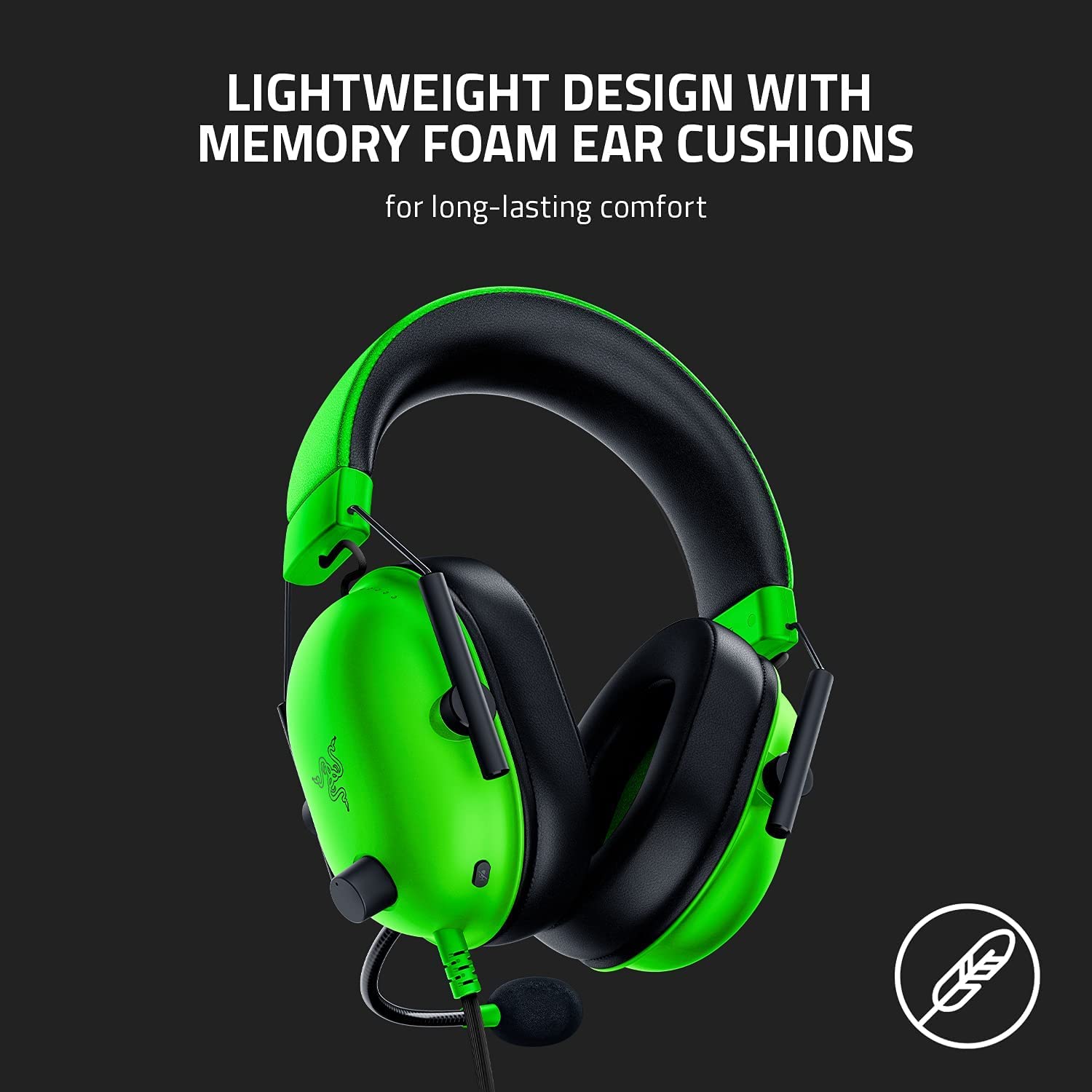 Razer BlackShark V2 X 7.1 Gaming Headset Green - image 5