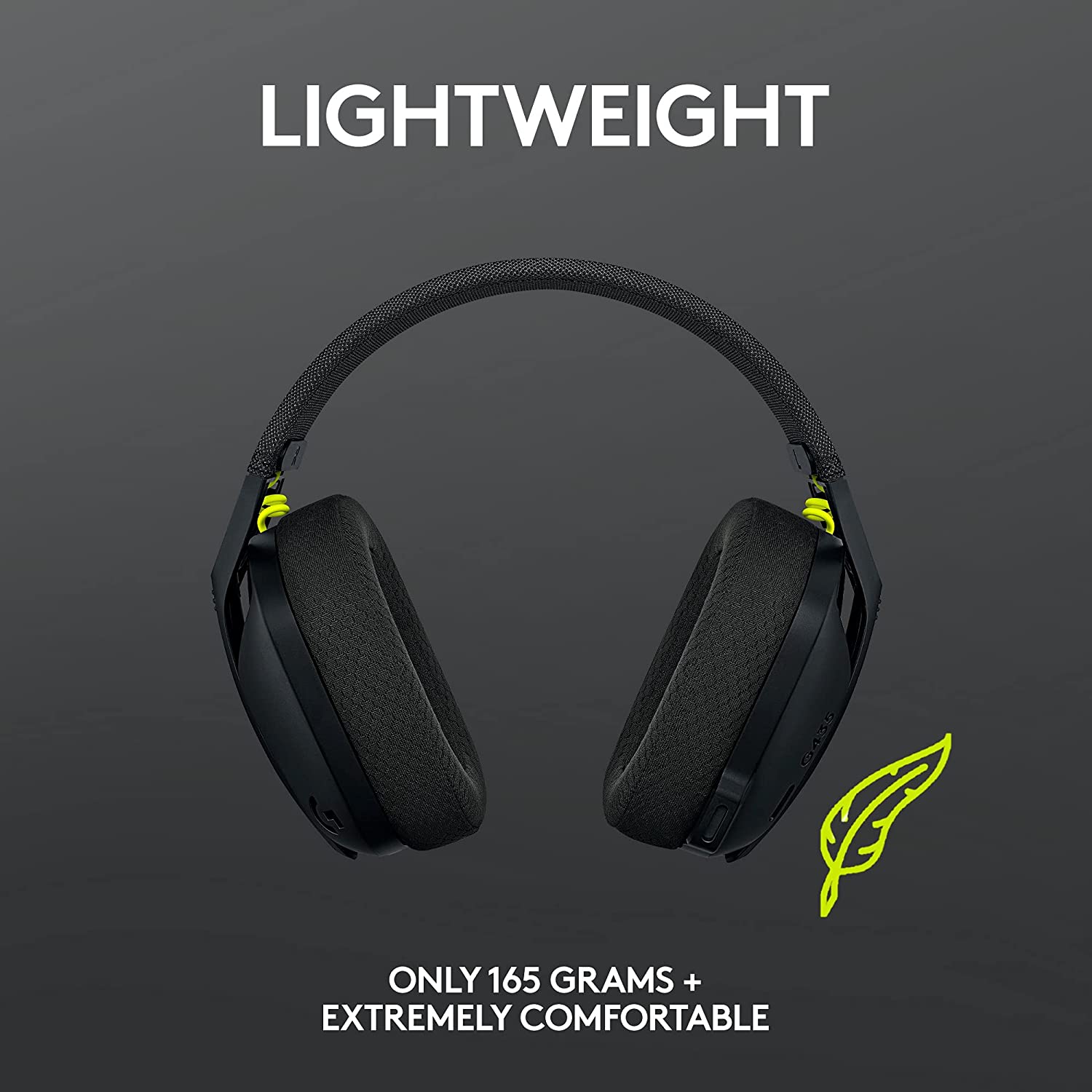 Logitech G435 Lightspeed and Bluetooth Wireless Gaming Headset BlackÂ  - image 2
