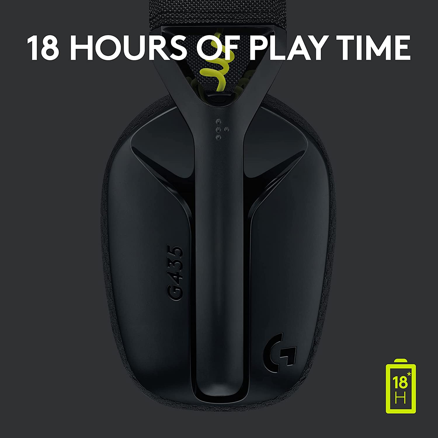 Logitech G435 Lightspeed and Bluetooth Wireless Gaming Headset BlackÂ  - image 3