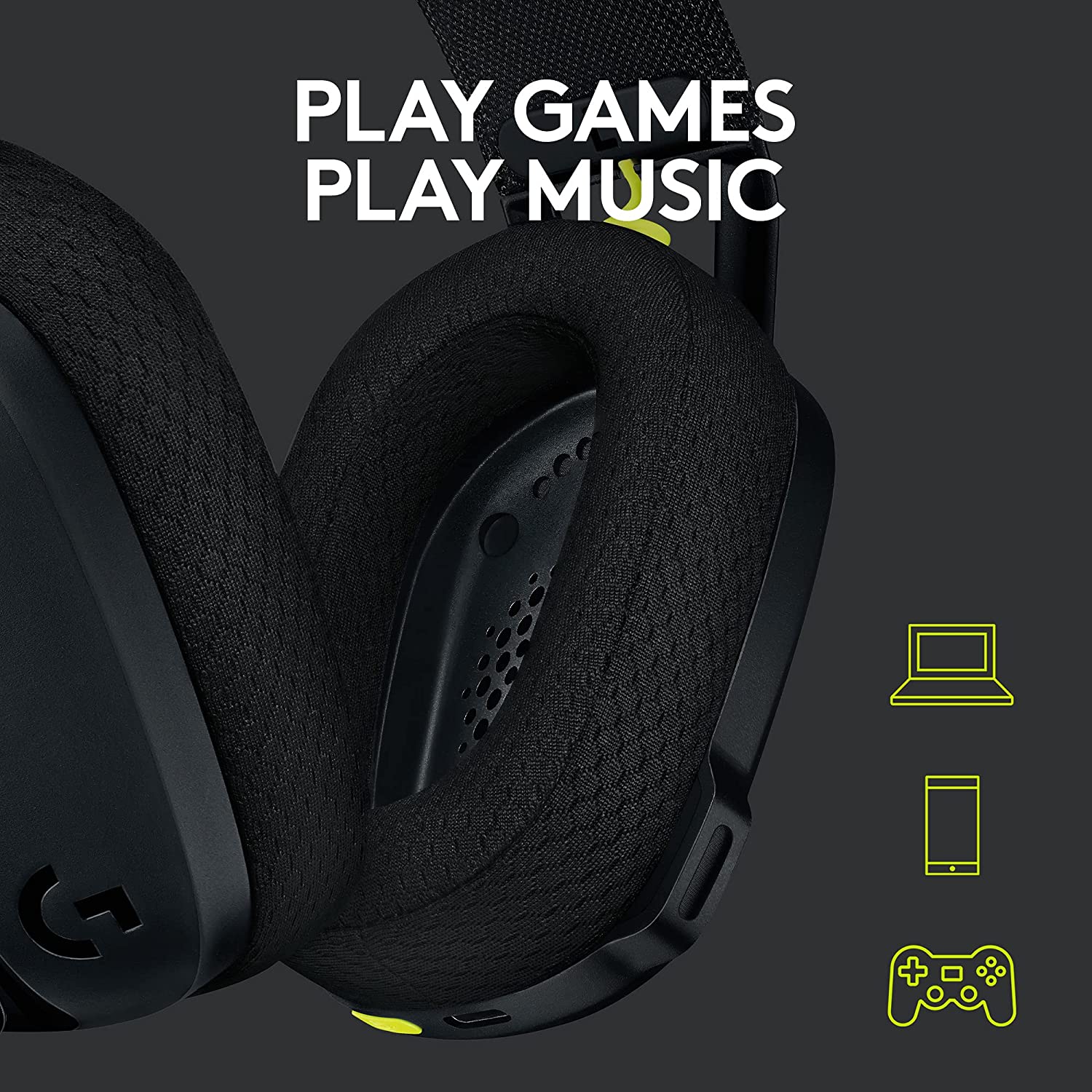 Logitech G435 Lightspeed and Bluetooth Wireless Gaming Headset BlackÂ  - image 5