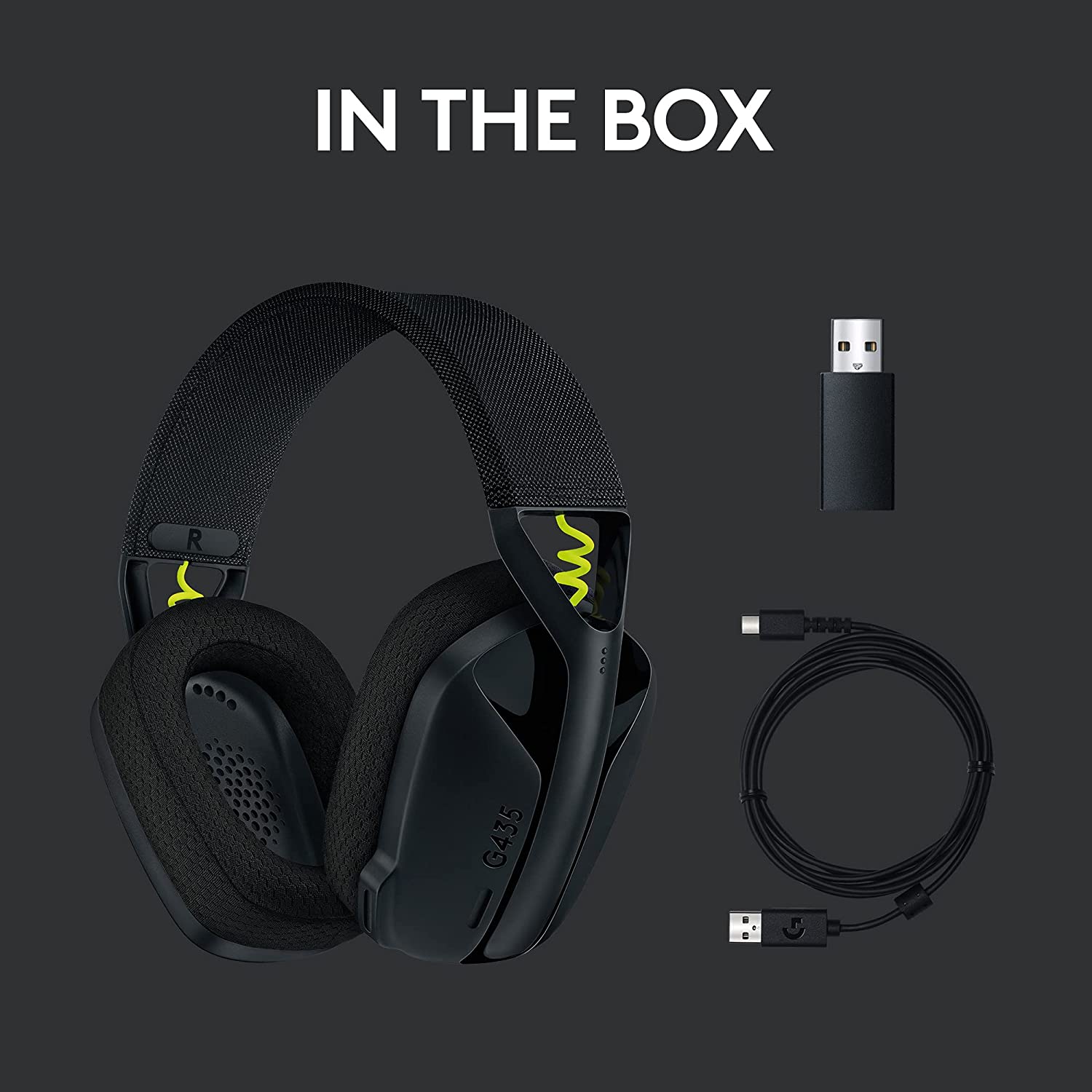 Logitech G435 Lightspeed and Bluetooth Wireless Gaming Headset BlackÂ  - image 9