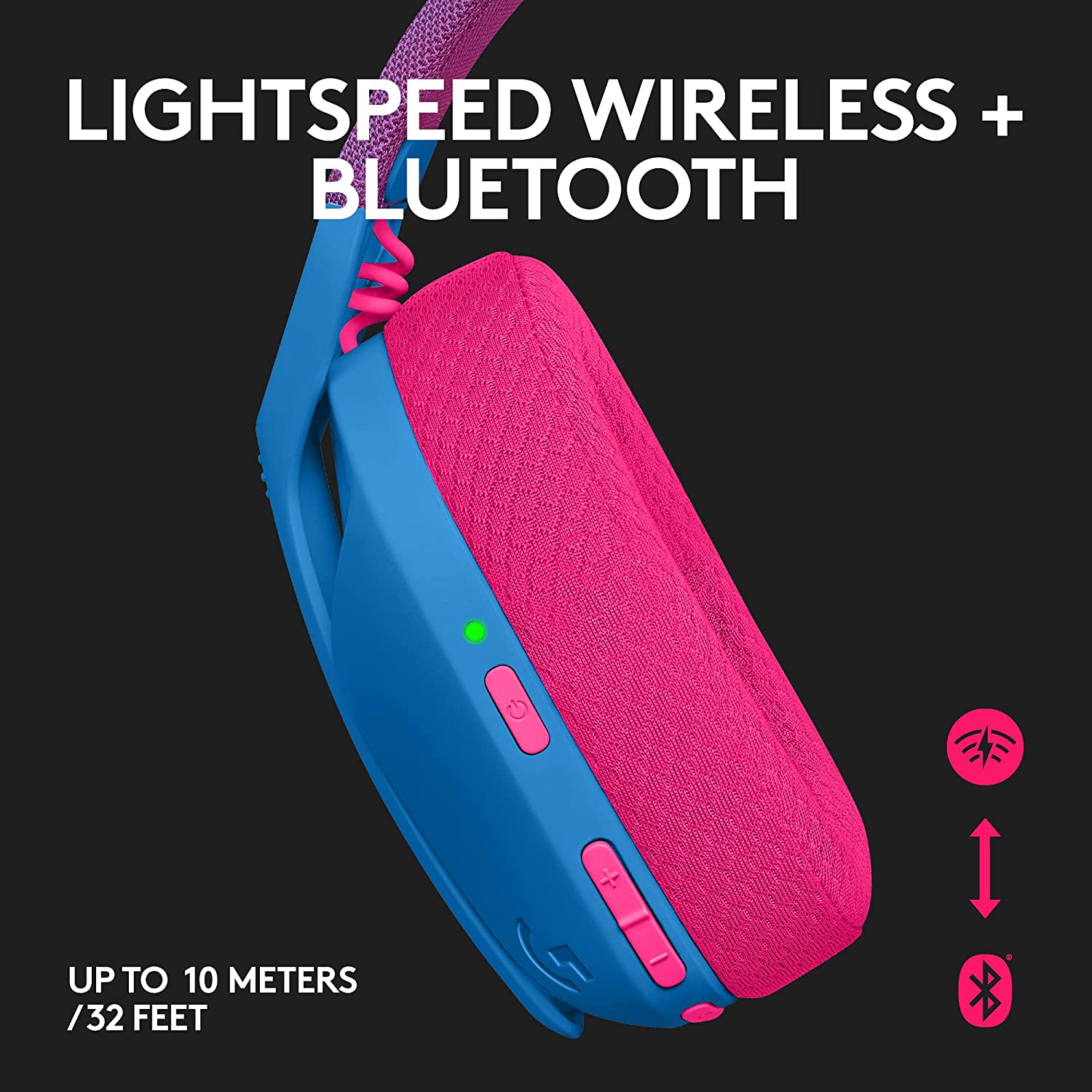 Logitech G435 Wireless Gaming Headset Blue - image 2