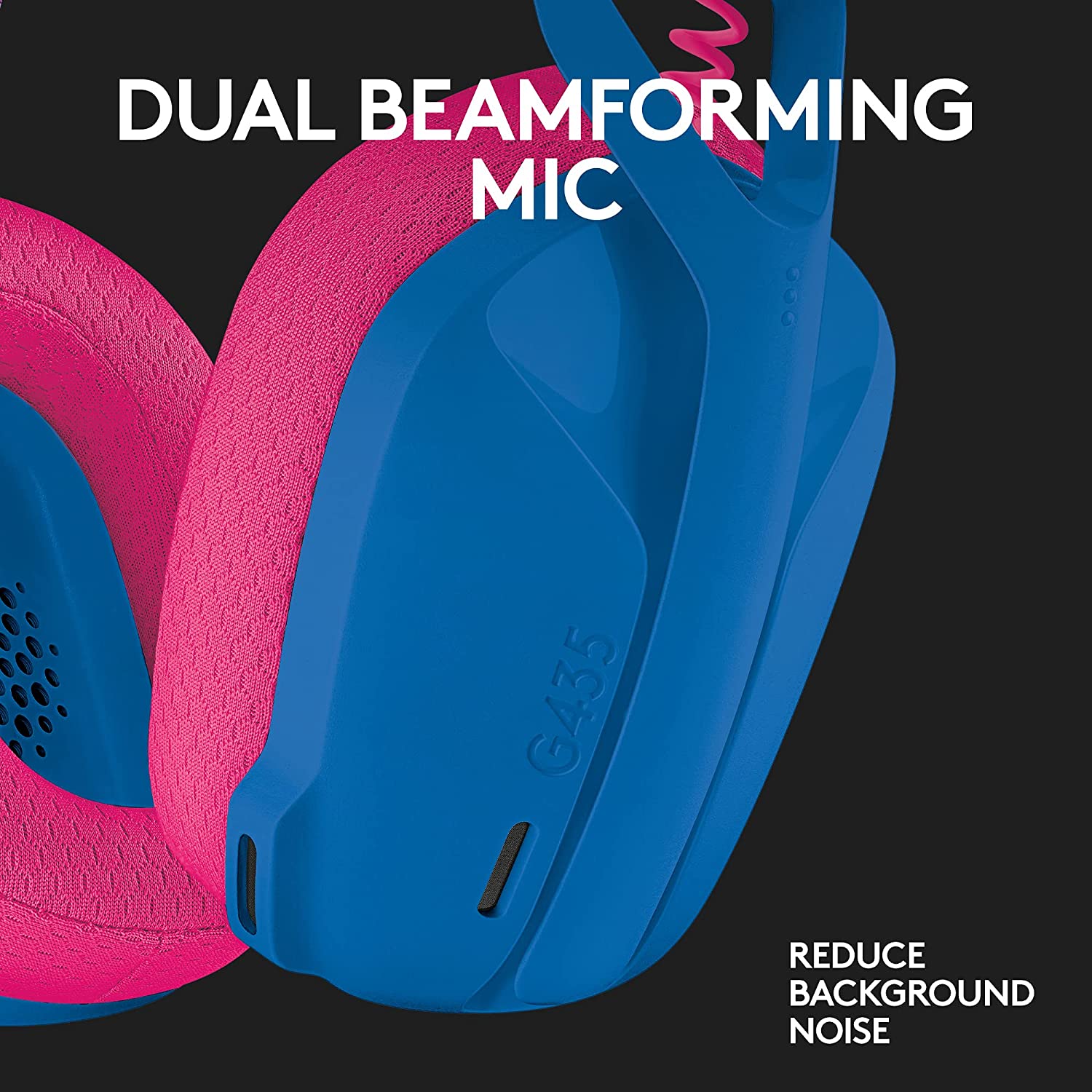 Logitech G435 Wireless Gaming Headset Blue - image 4
