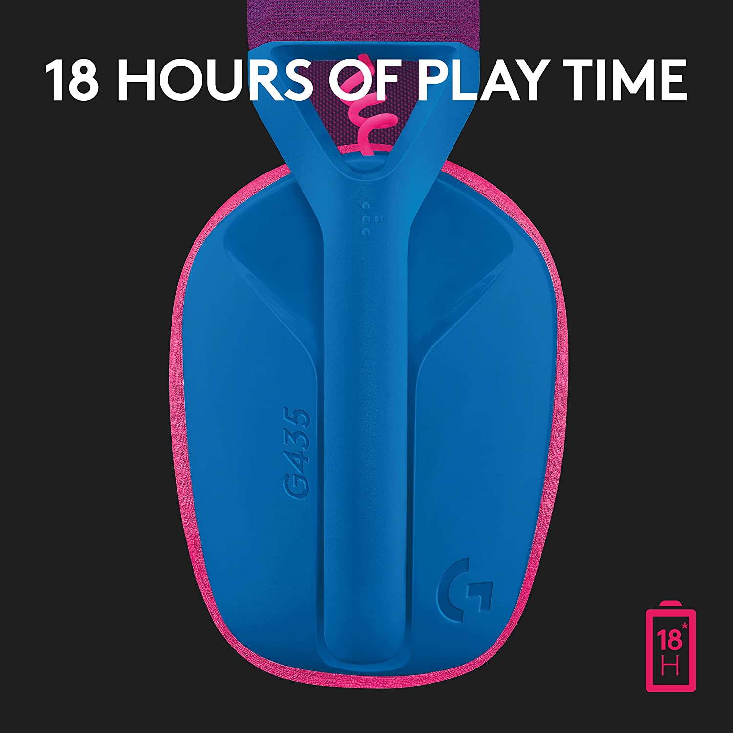Logitech G435 Wireless Gaming Headset Blue - image 6