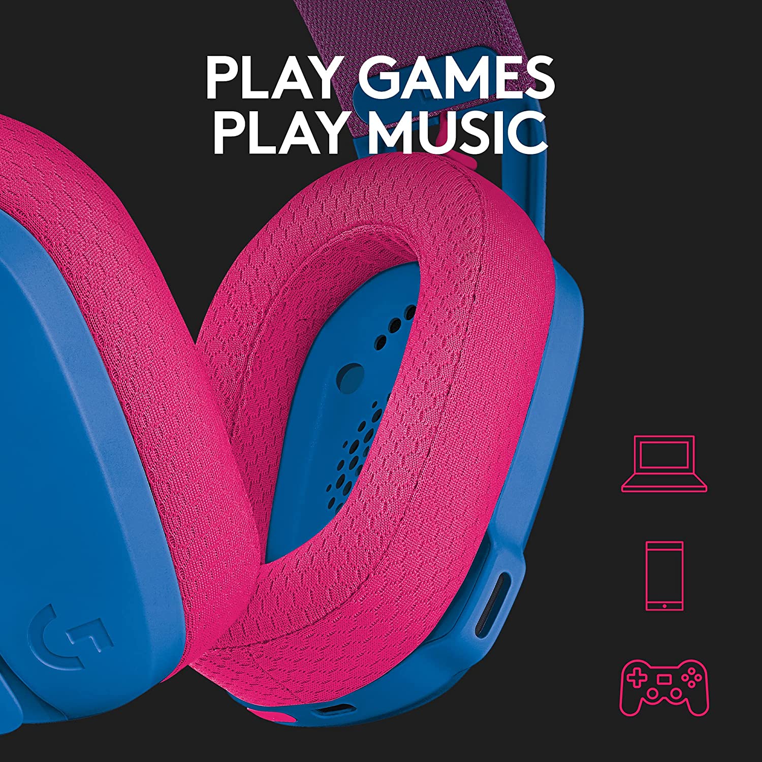 Logitech G435 Wireless Gaming Headset Blue - image 8