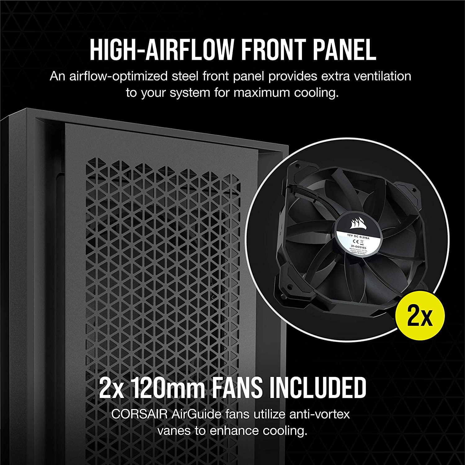 Corsair 5000D Airflow Tempered Glass ATX PC Case - Black - image 5