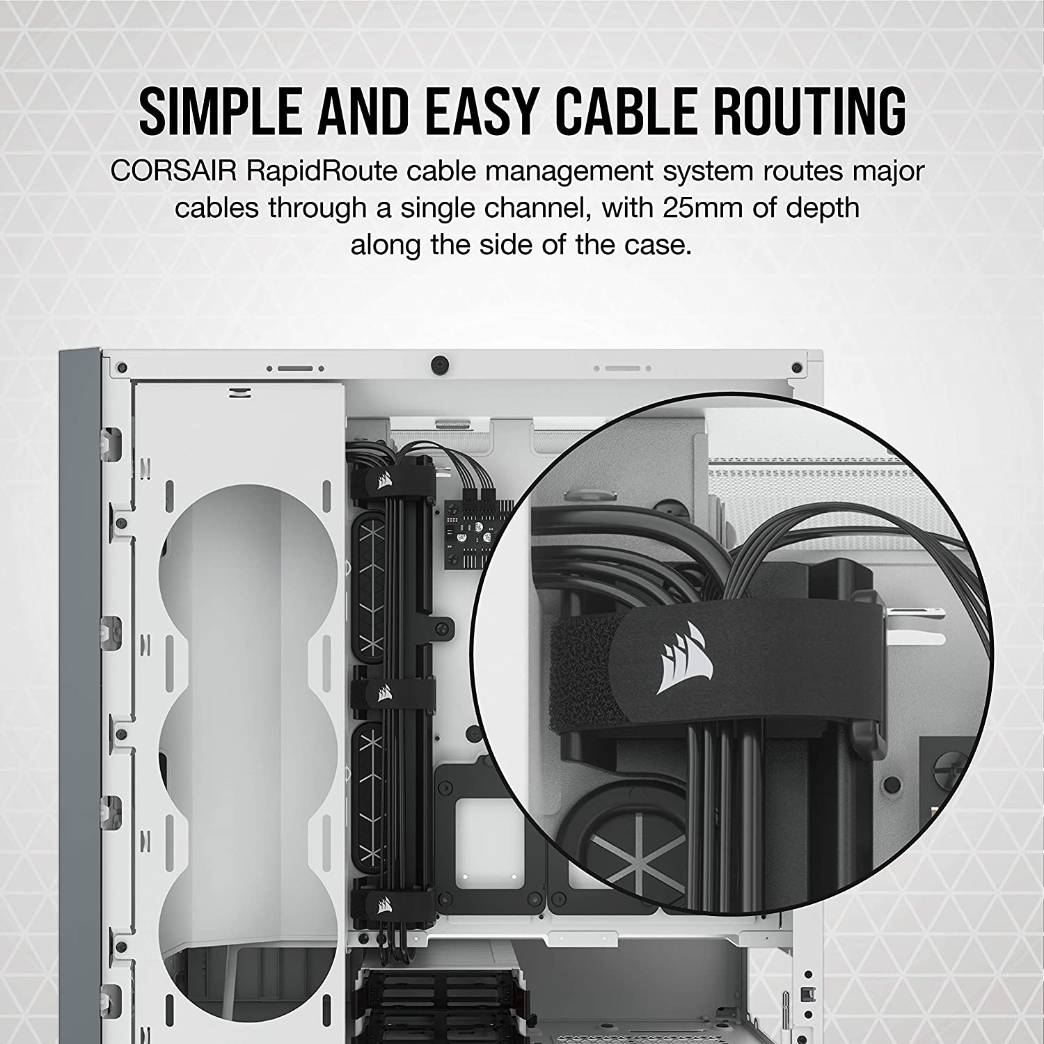 Corsair 5000D Airflow Tempered Glass ATX PC Case - White - image 6
