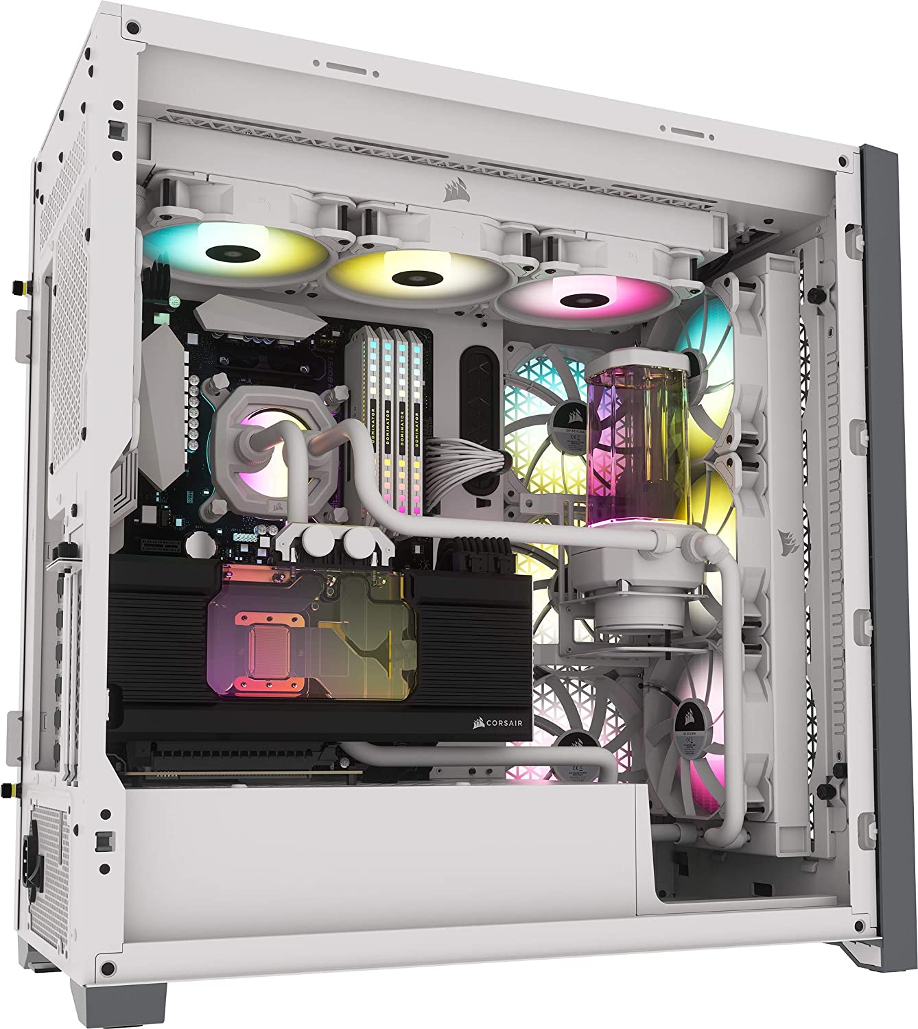 Corsair 5000D Airflow Tempered Glass ATX PC Case - White - image 8
