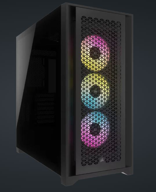 Corsair iCUE 5000D RGB AIRFLOW Mid-Tower Case, Black - image 2