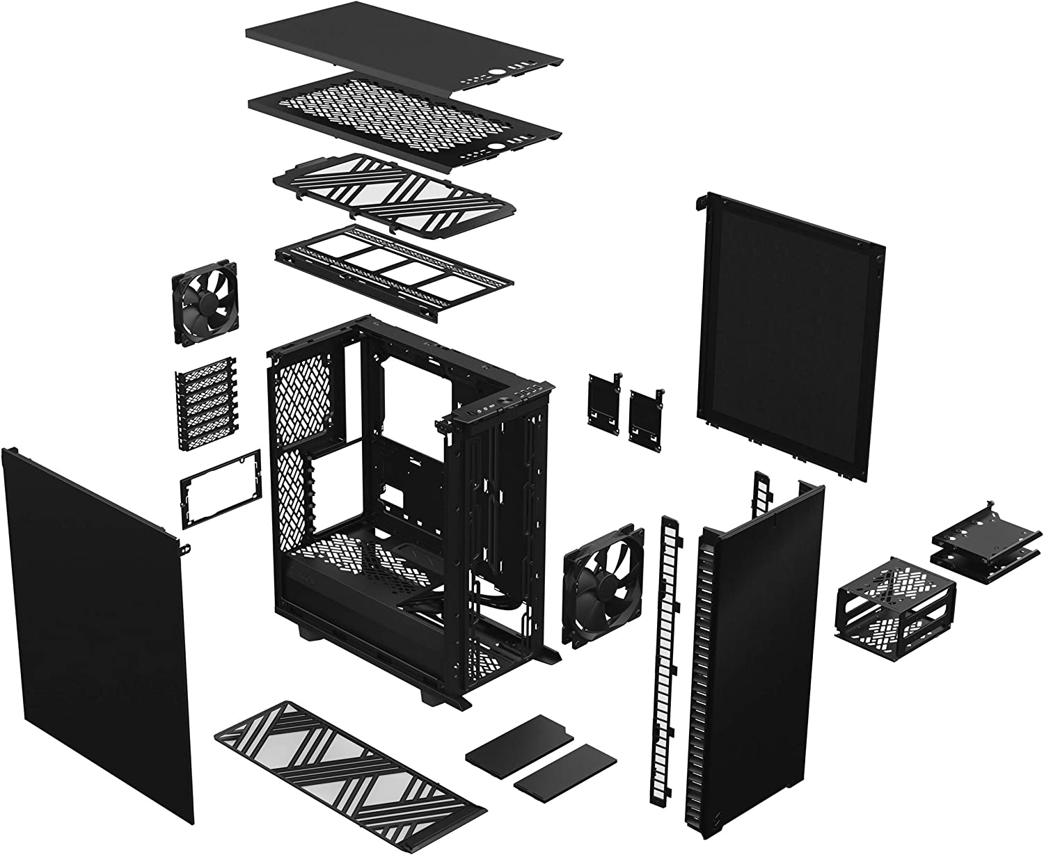 Fractal Design Define 7 Black TG Dark Tint Cabinet - image 6